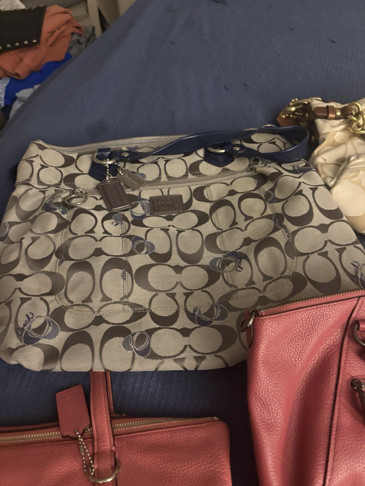 Lot Of 17 Vintage 80s 90s 2000s COACH Bags Purse USA Leather Canvas Bundle