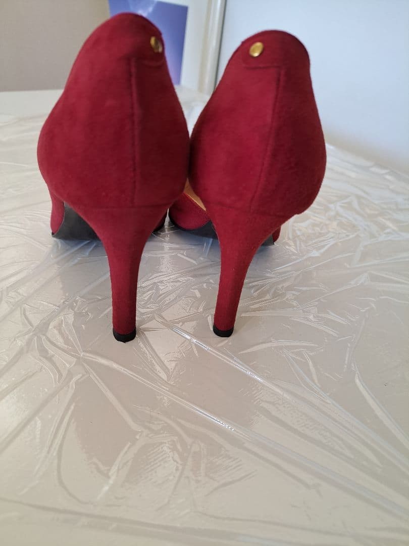Jerome Dreyfuss Dreyfus Burgundy Suede Pumps 36 Women Rare Model limited Edition