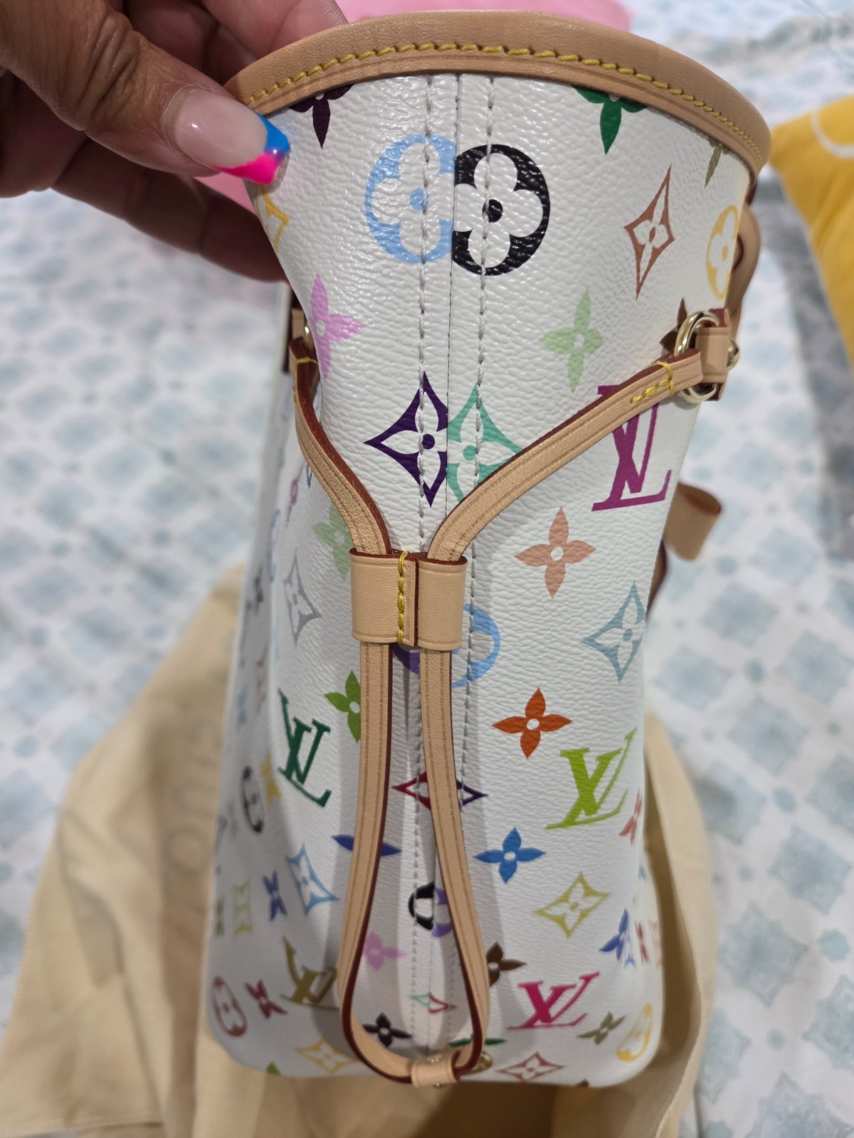 LOUIS VUITTON Takashi Murakami Neverfull Tote MM