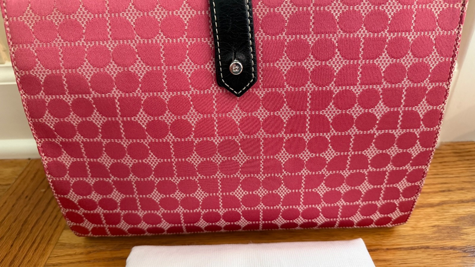 Vintage Kate Spade Noel Dot Pink Signature Handbag w/ Orig Dust Bag – MINT!