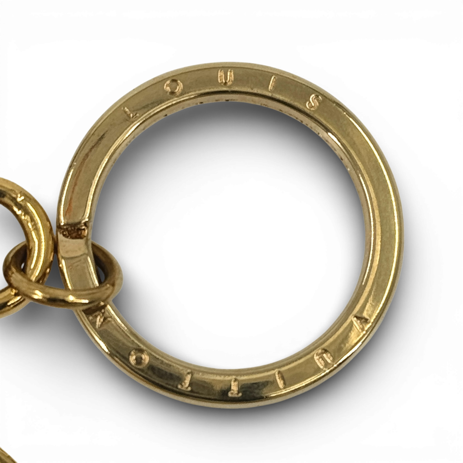 LOUIS VUITTON Porte Cle Logo Circle Bag Charm M68000