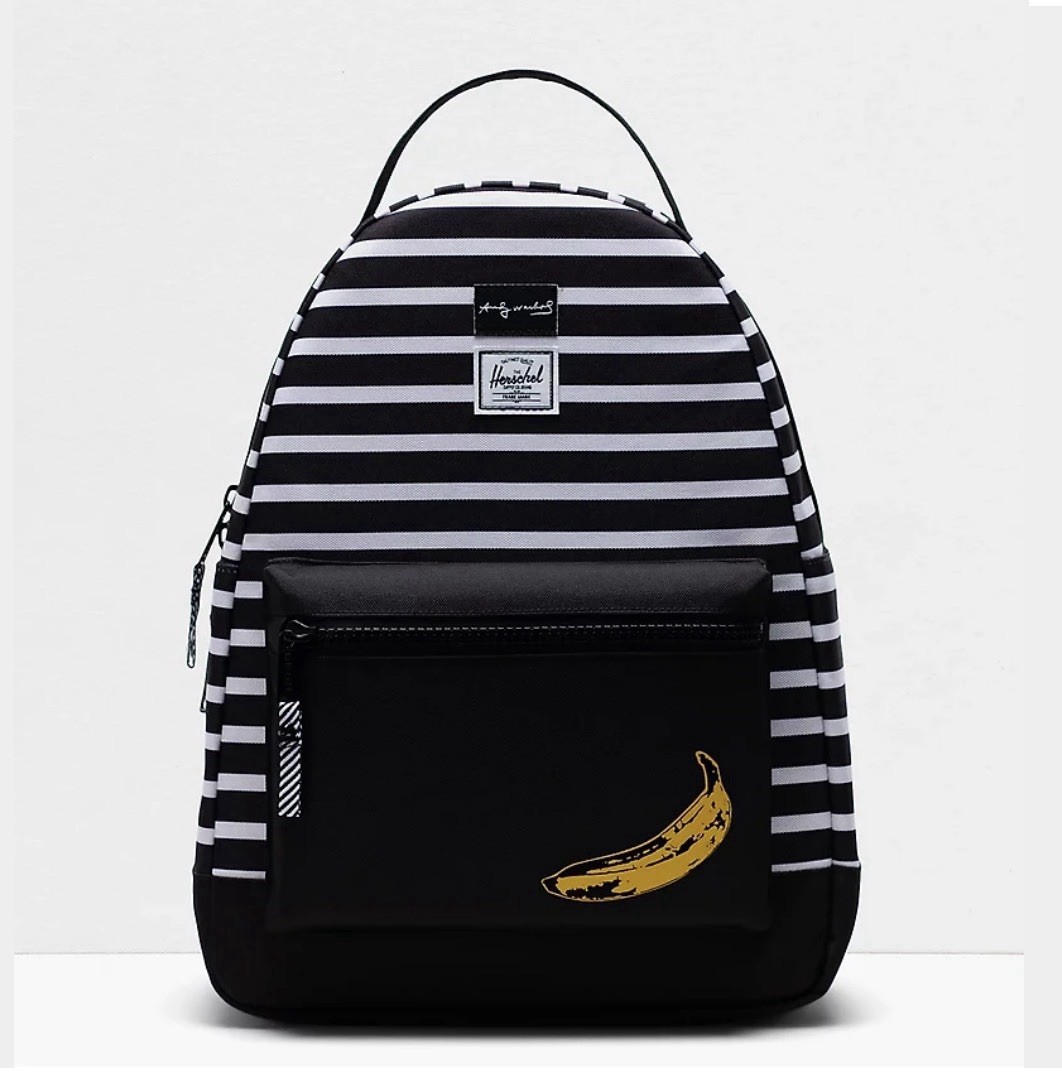 NWT Herschel Supply Co. x Andy Warhol Banana Nova Mid Backpack