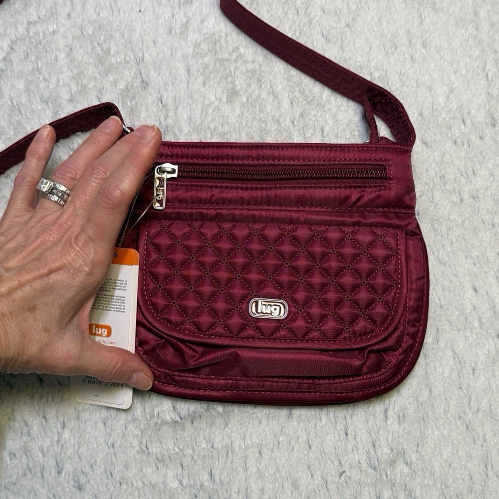Lug Sway Mini Cross Body Bag Cranberry