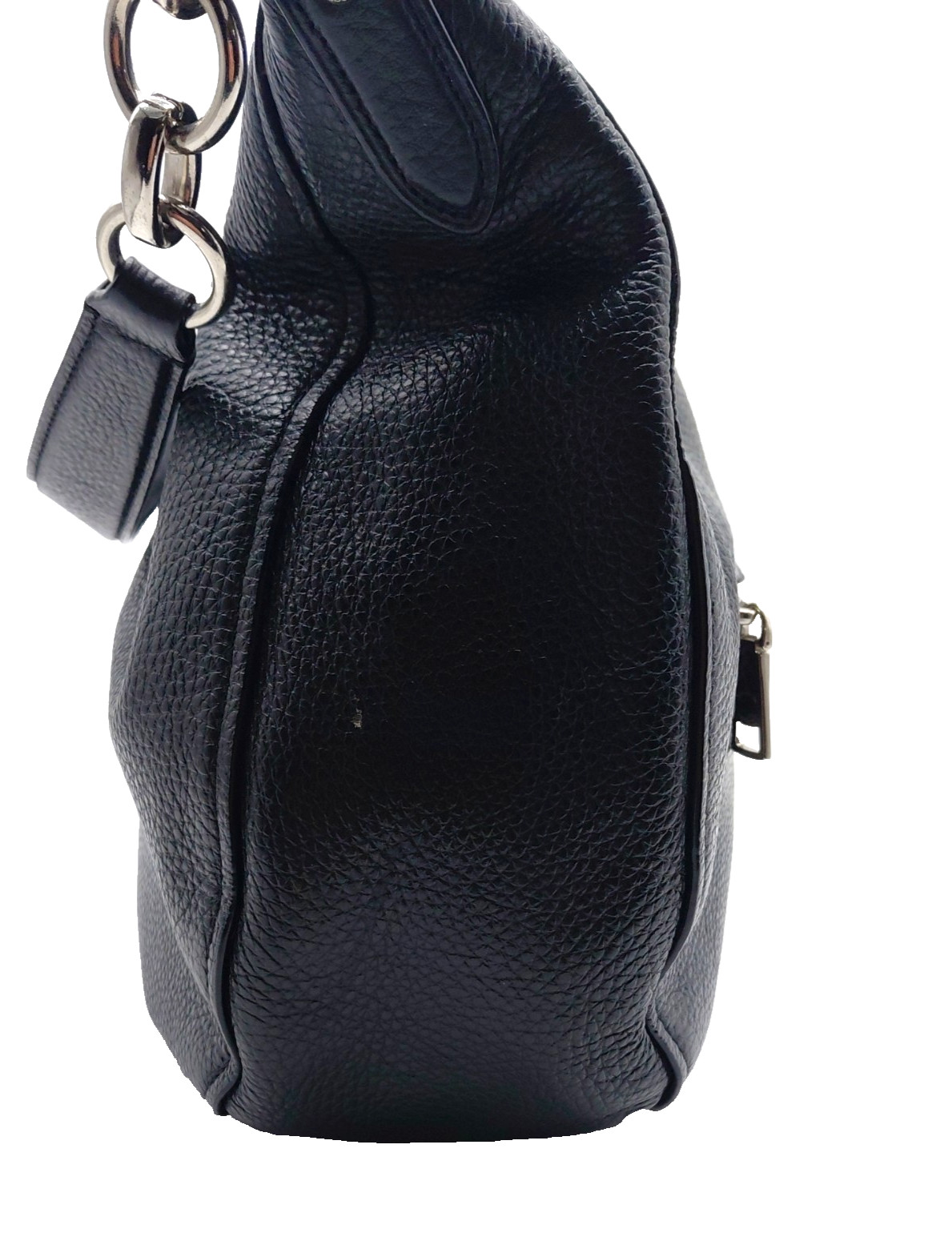 Coach Elle Black Pebbled Leather Hobo Shoulder Bag F31399