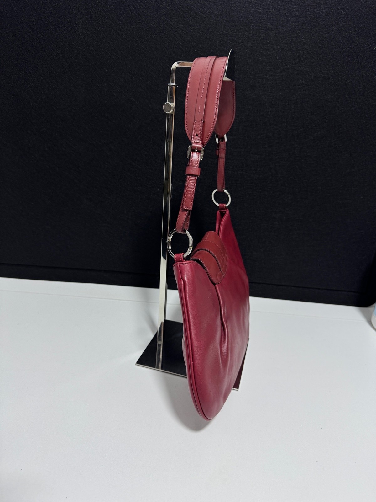 Dior Pre-Owned Authentic Underarm Bag Red 36×18 Free Tracked Shipping