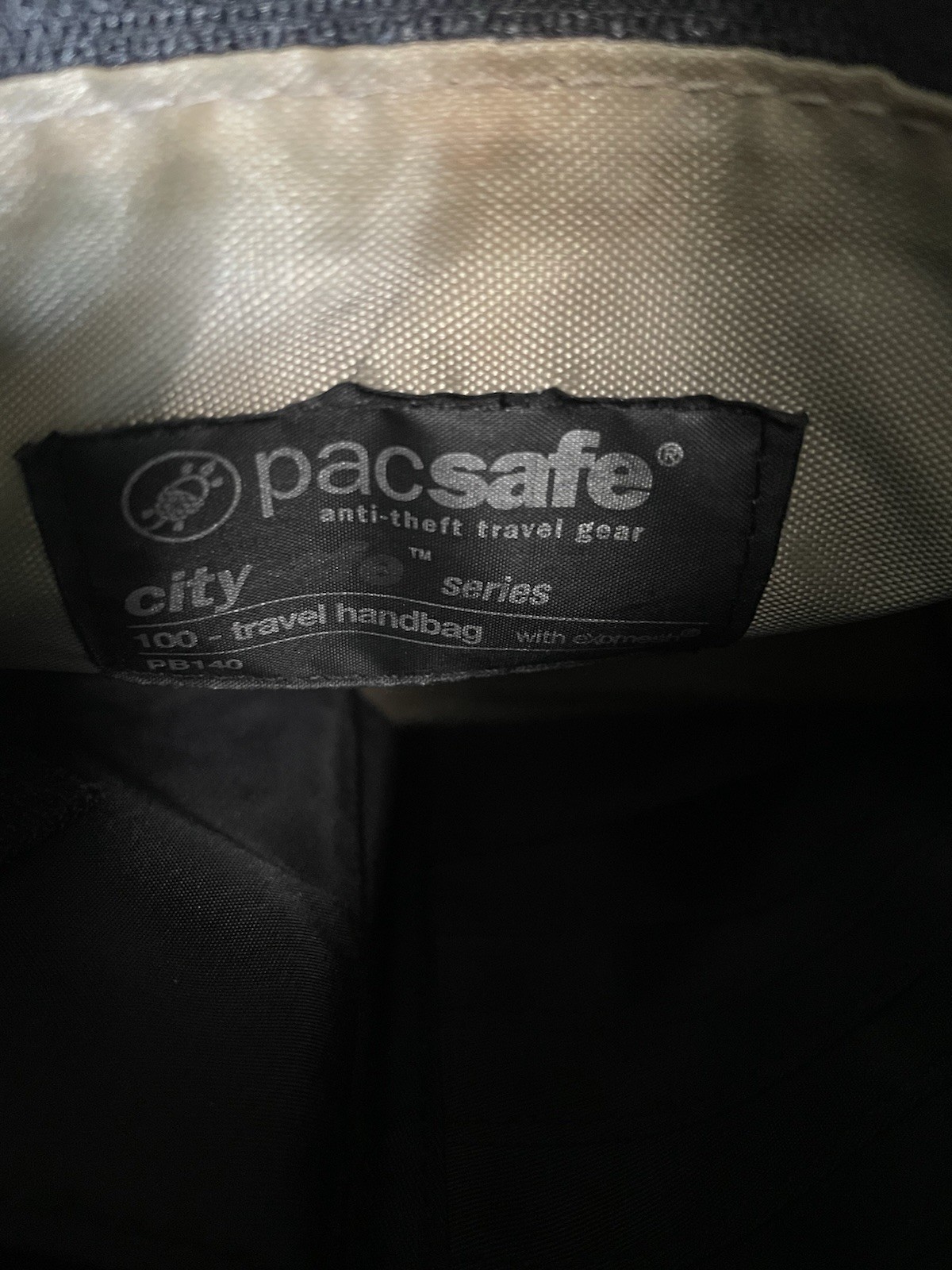 Pacsafe Citysafe 100 Anti-Theft Crossbody Bag – Black Travel Purse