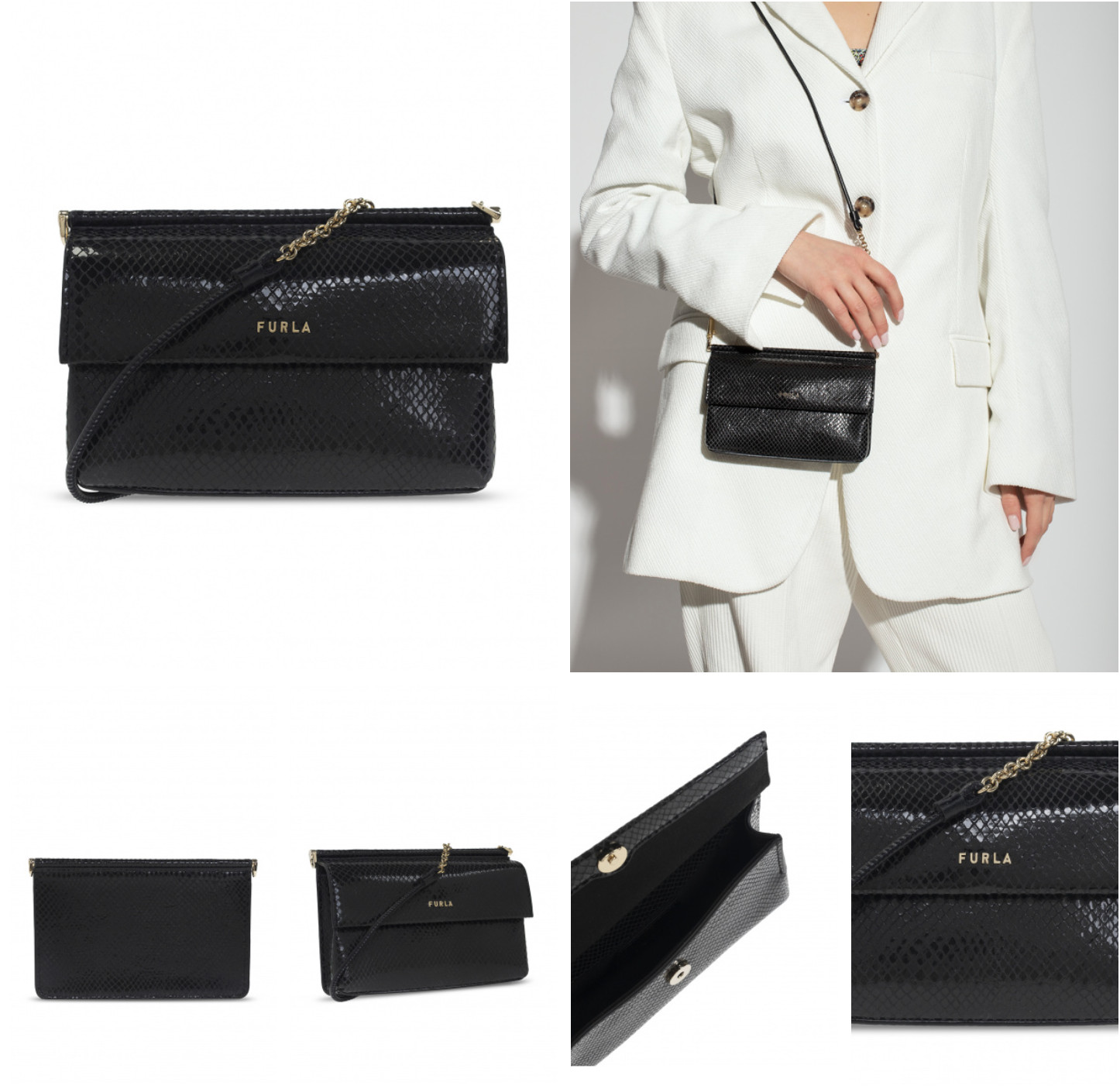 Furla Ninfa Mini Shoulder-Bag Bag Shoulder Bag Clutch Bag New