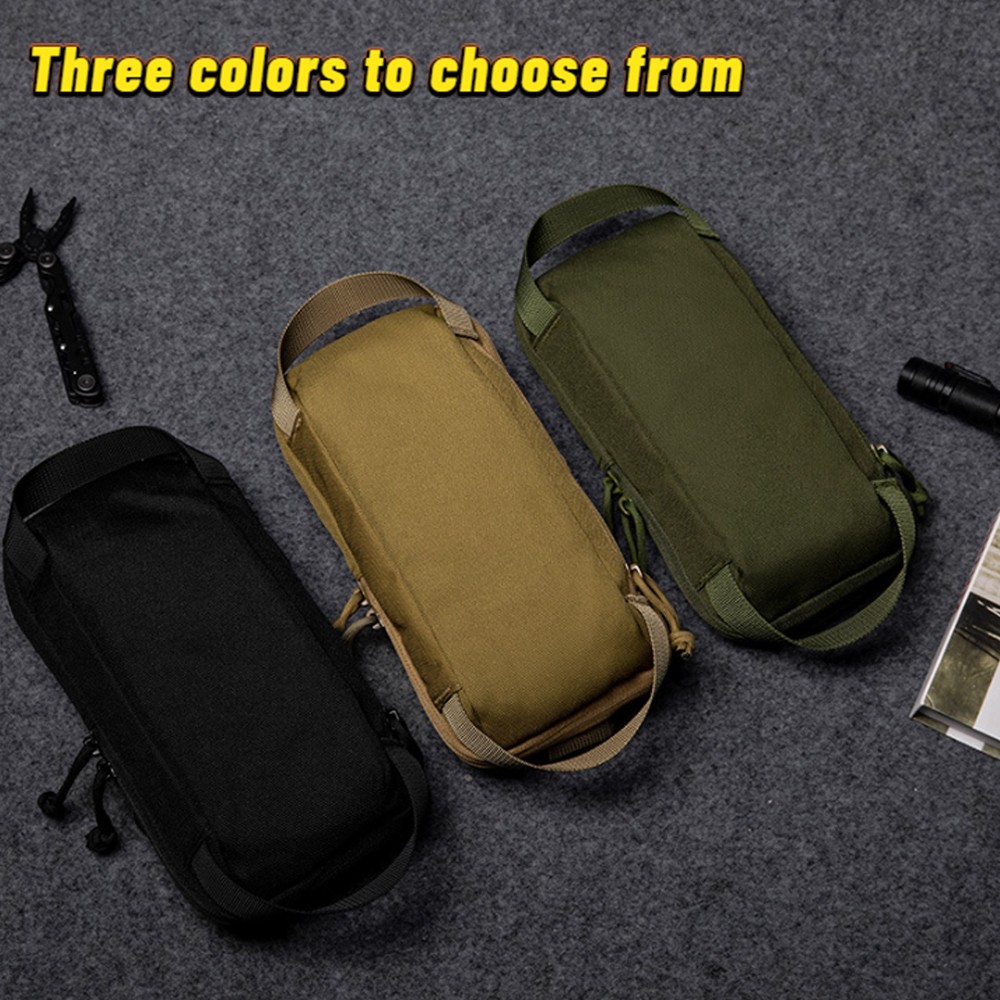 Tactical Sling Chest Pack Bags Molle Daypack Backpack Small Khaki Shoulder Pouch