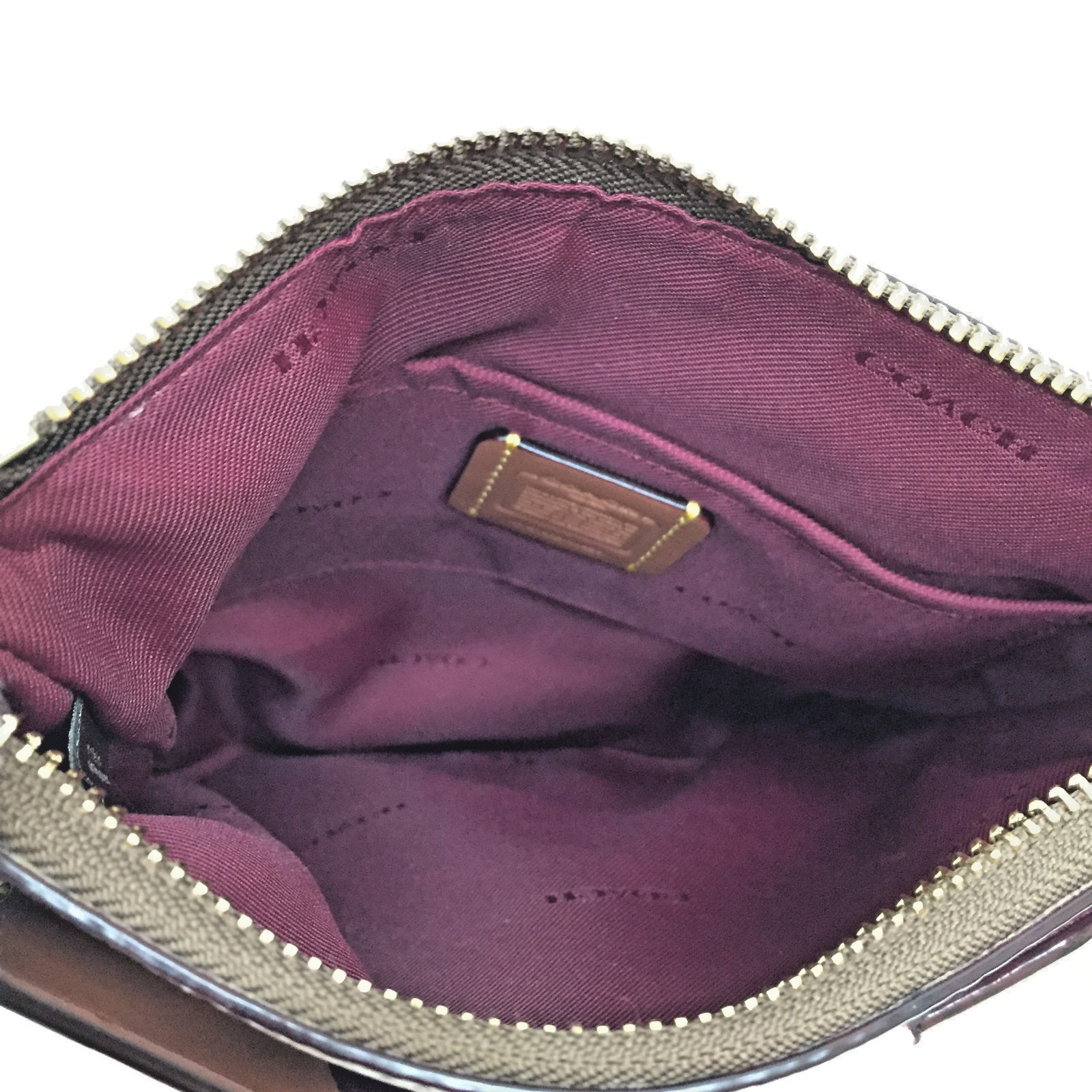 Auth Coach Shoulder Bag E1932 41321 Crossbody Signature Canvas from Japan gf892
