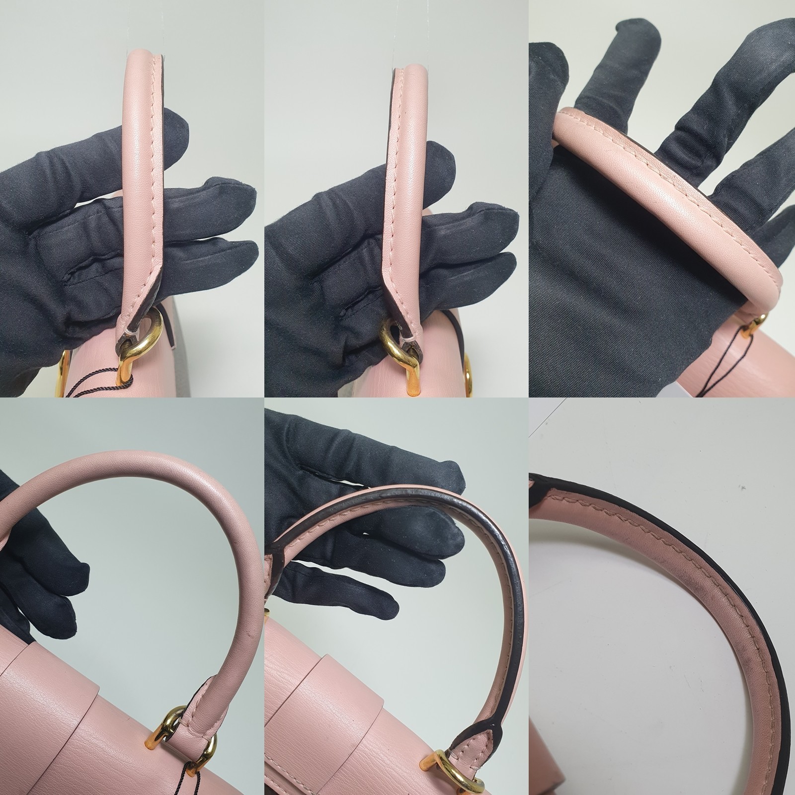 TARIFF FREE Authentic Louis Vuitton Locky BB Monogram Pink M44080 Genuine LF563