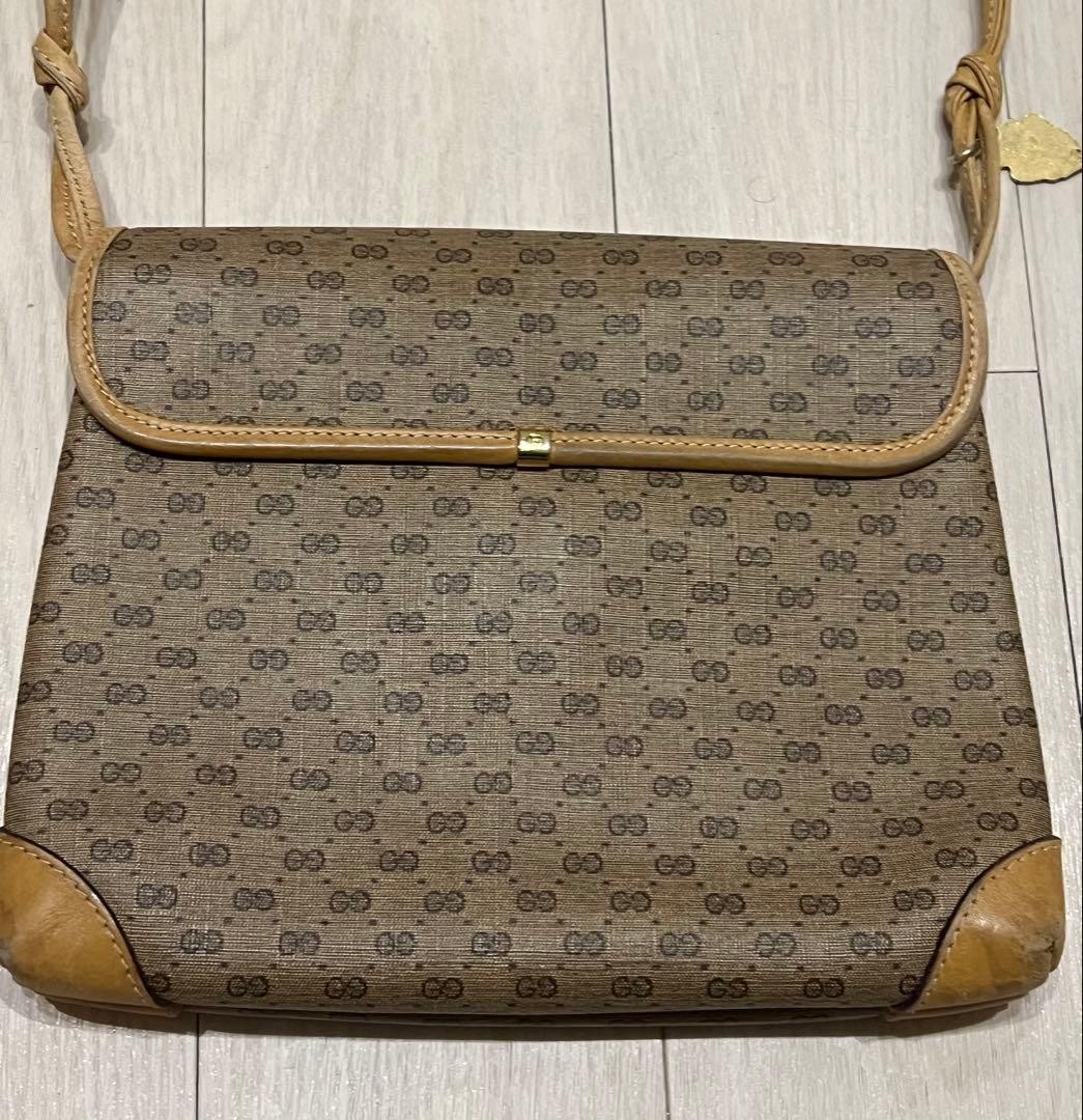 GUCCI GG Shoulder Bag Brown Women Auth 6.69 x 8.26 x 2.36inch