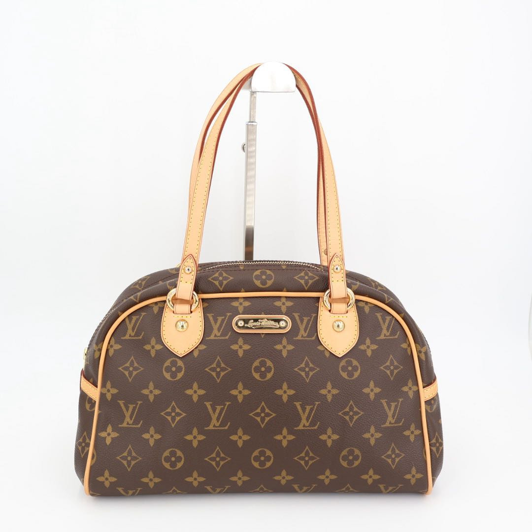 Authentic LOUIS VUITTON Montorgueil PM Monogram Canvas Shoulder Bag M95565