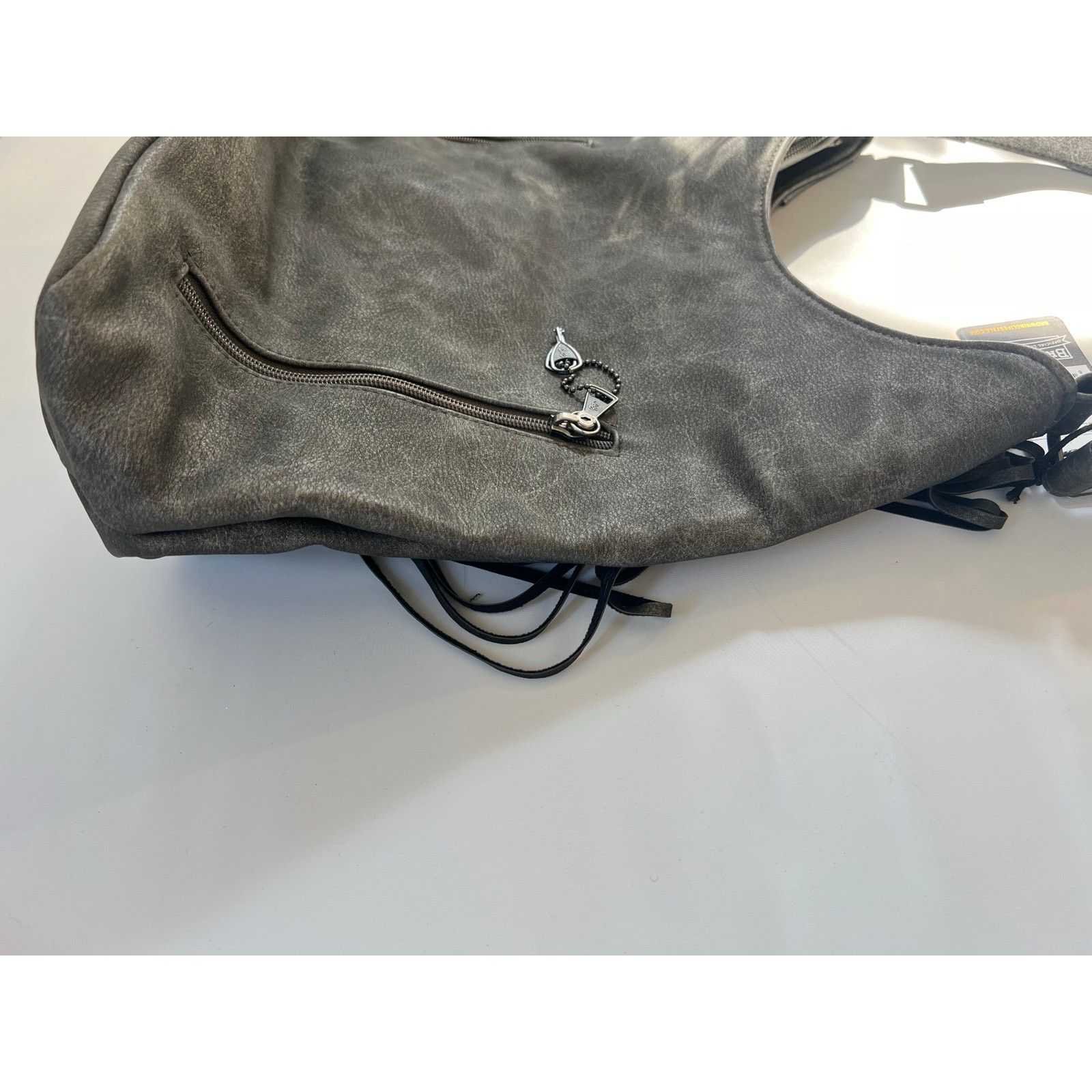 NWT Browning Fringe Camoflauge Studded Hobo Hand Bag Boho Western