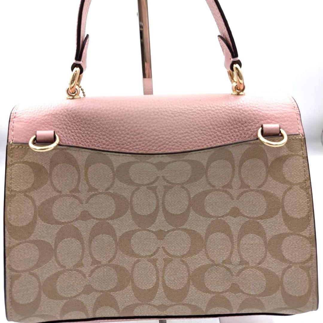 COACH x Disney 101 Dalmatians Shoulder Hand Bag Pink Leatjer Signature JP FS