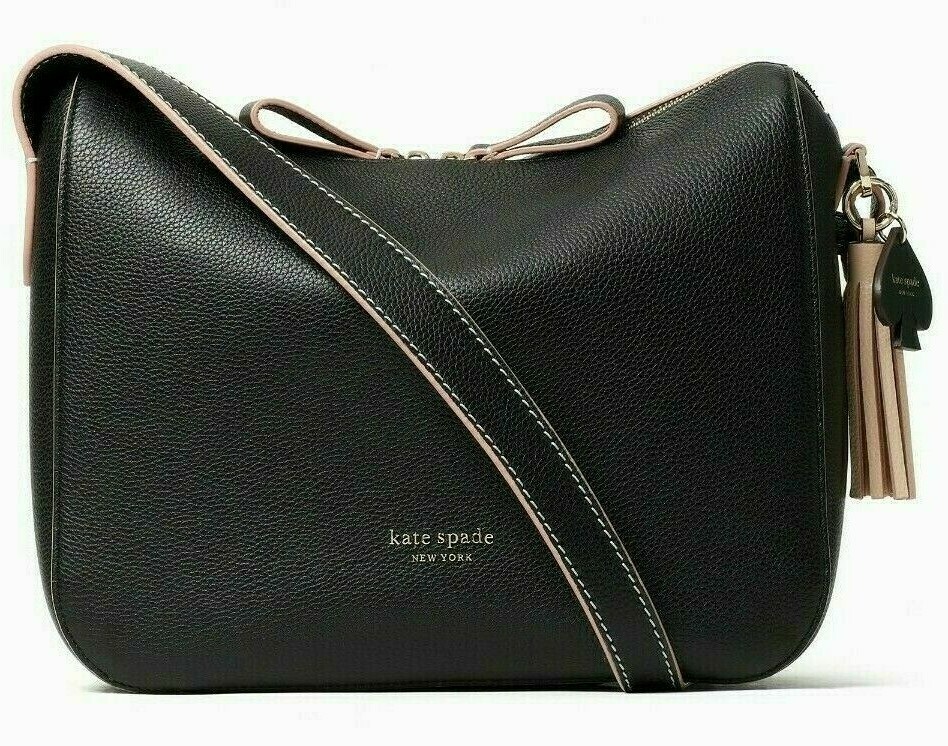 Kate Spade Anyday Medium Shoulder Bag Black Leather PXR00248 NWT $298 Retail FS