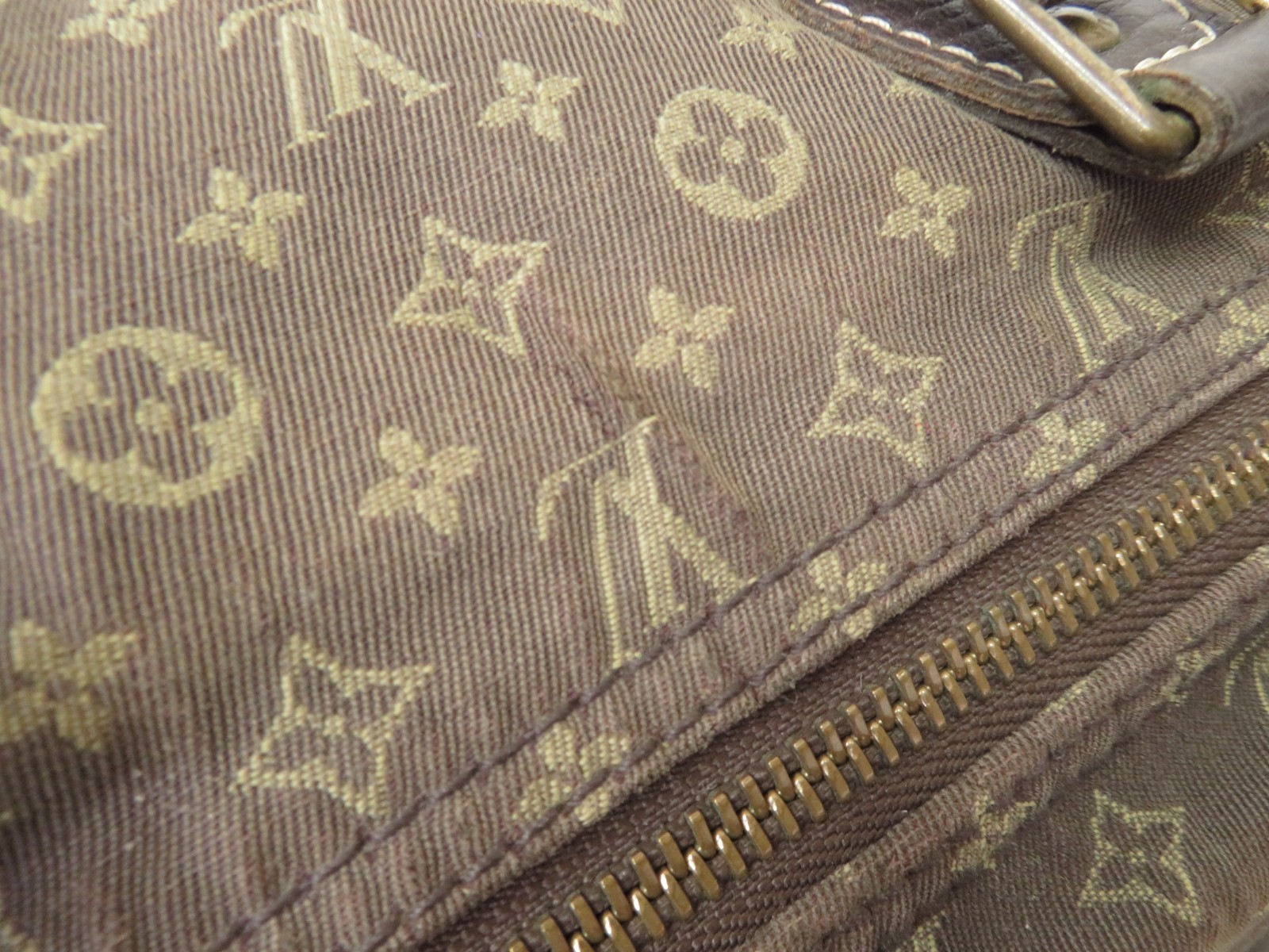 Auth Louis Vuitton Monogram Mini Lin Idylle Speedy 30 Hand bag F#53148