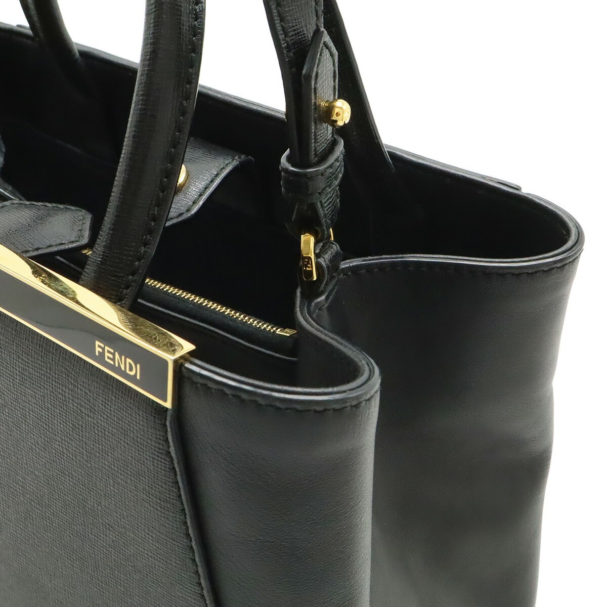 Fendi PETITE 2JOURS Leather 2way Bag – DUTY FREE