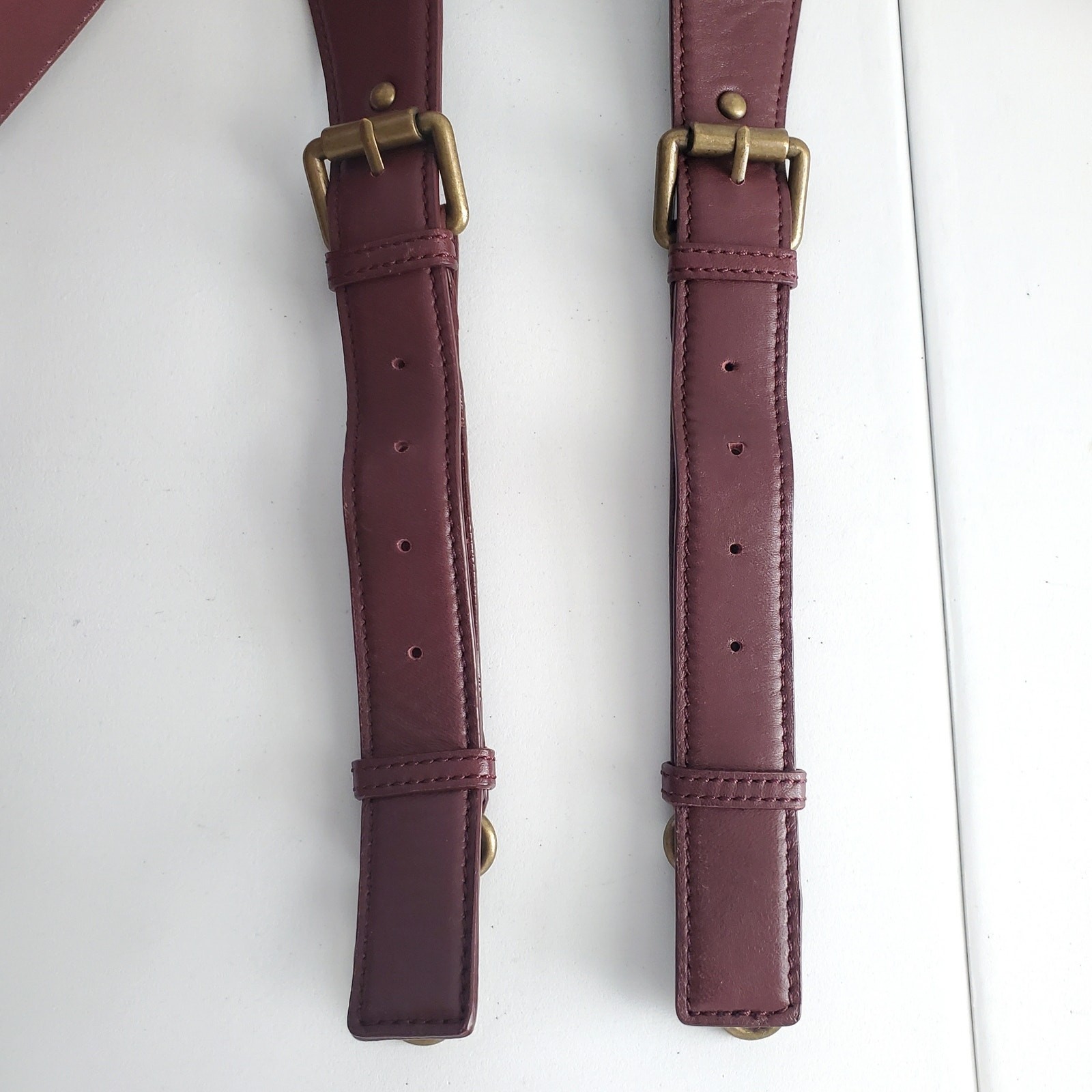 Women Luxe Rachel Zoe Burgundy Leather Fringe Zip Crossbody Satchel Large Bag