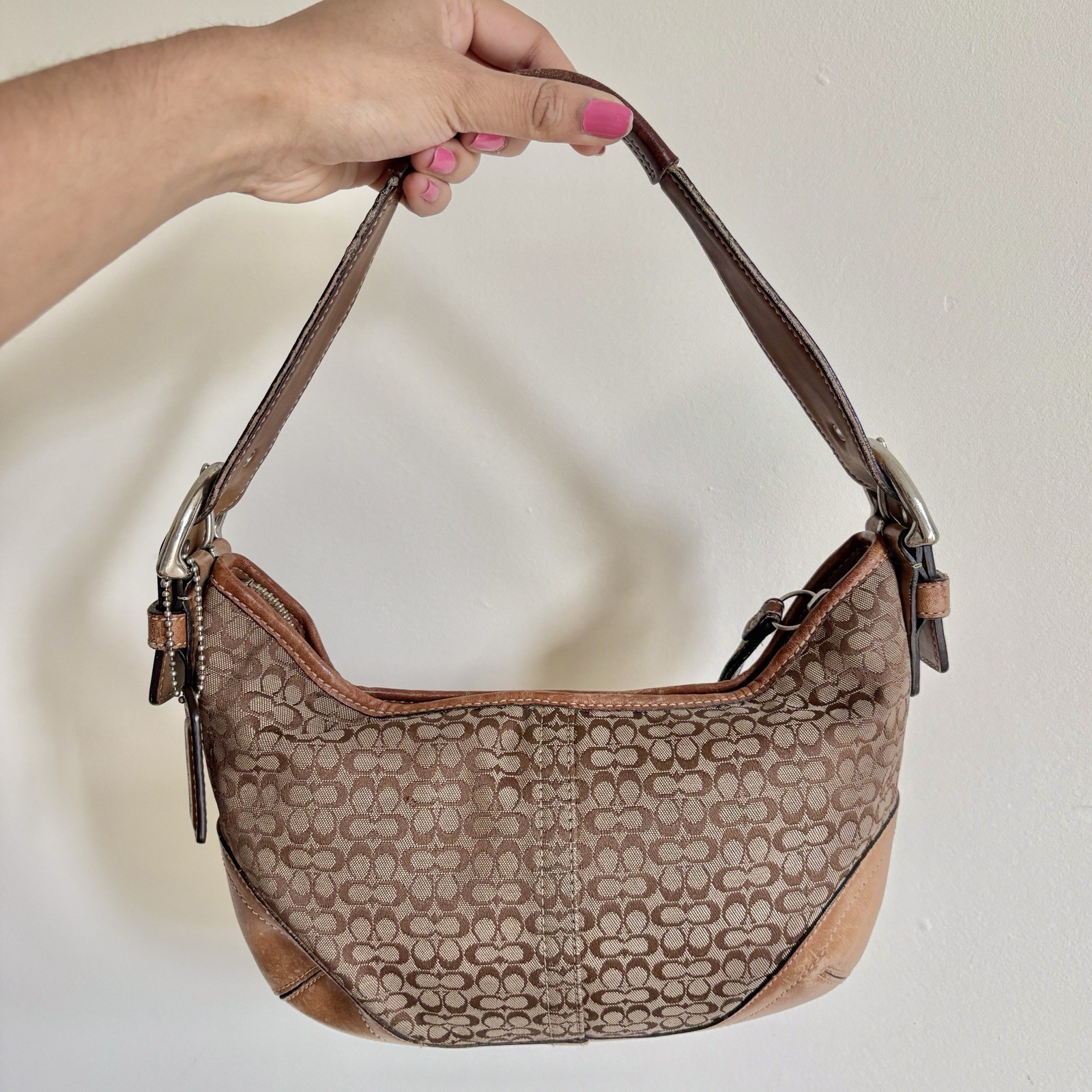 Vintage Authentic Coach Soho Mini Hobo Shoulder Bag