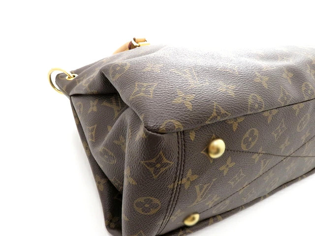 Louis Vuitton Monogram Palas Bag M40906 Handbag Monogram Canvas Brown #DB310