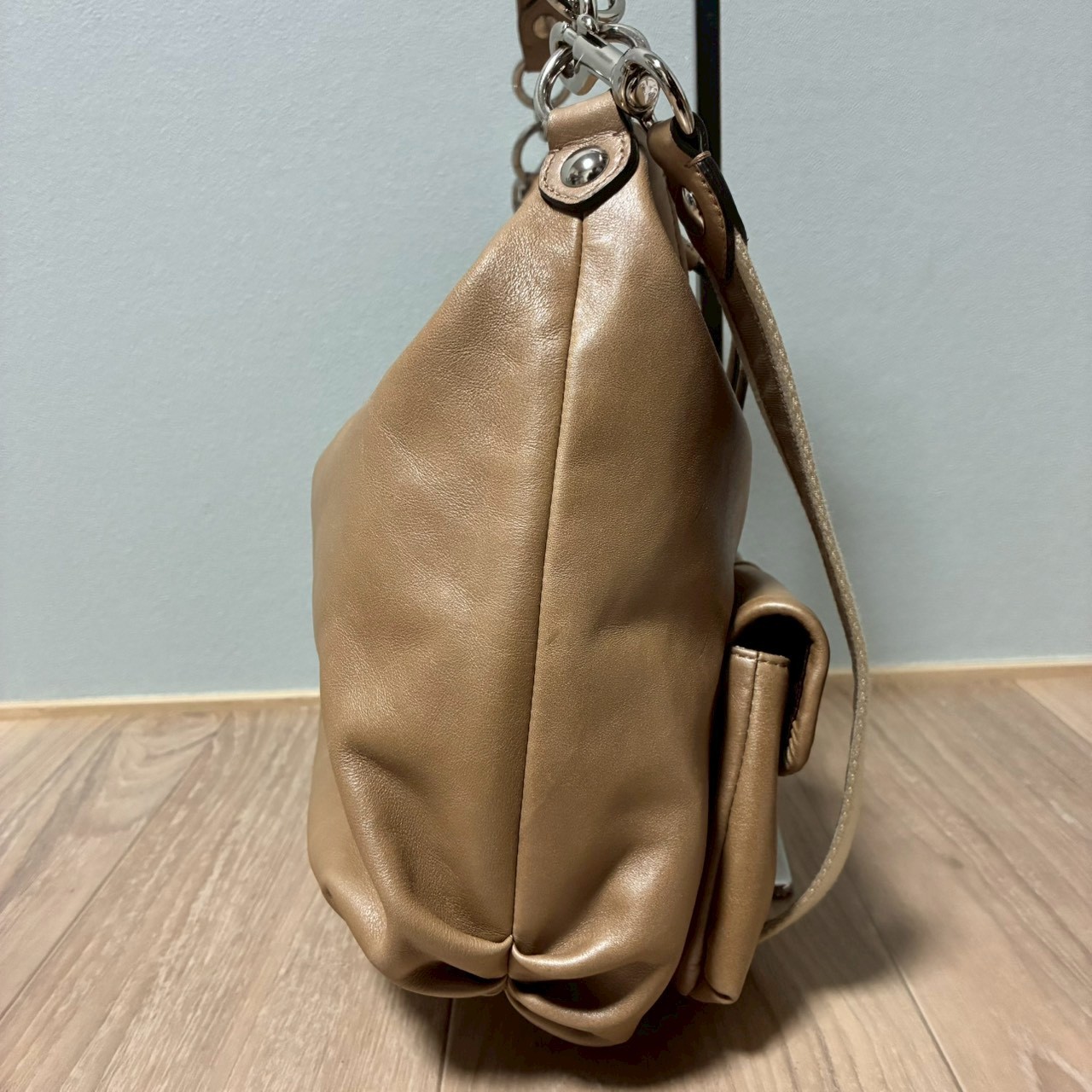 COACH Poppy Double Pocket 2Way Shoulder Bag w/ Horse Charm Y2K Archive