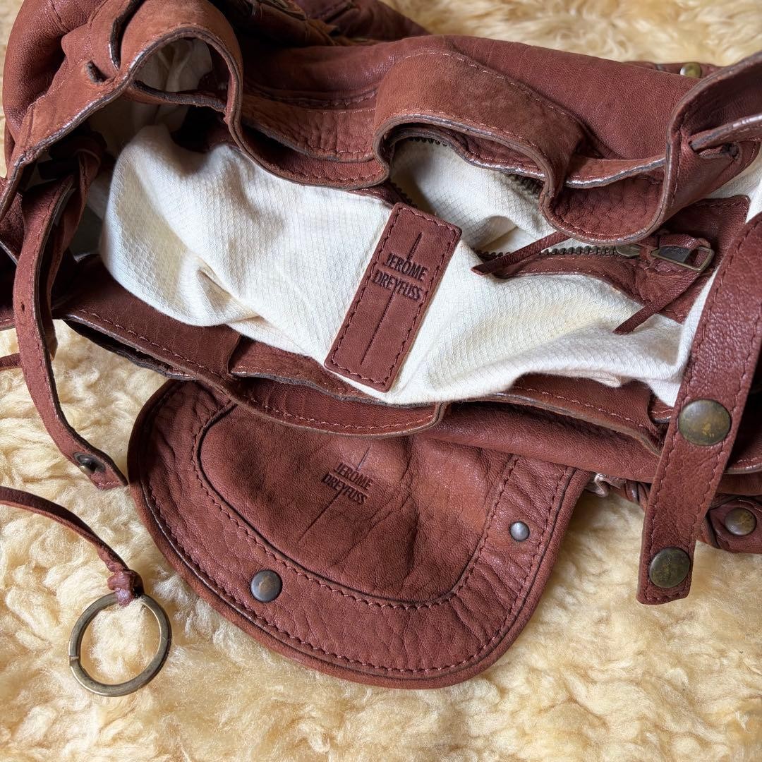 Jerome Dreyfuss Shoulder Bag Leather Women Rare Model limited Edition VHTF Pre-o