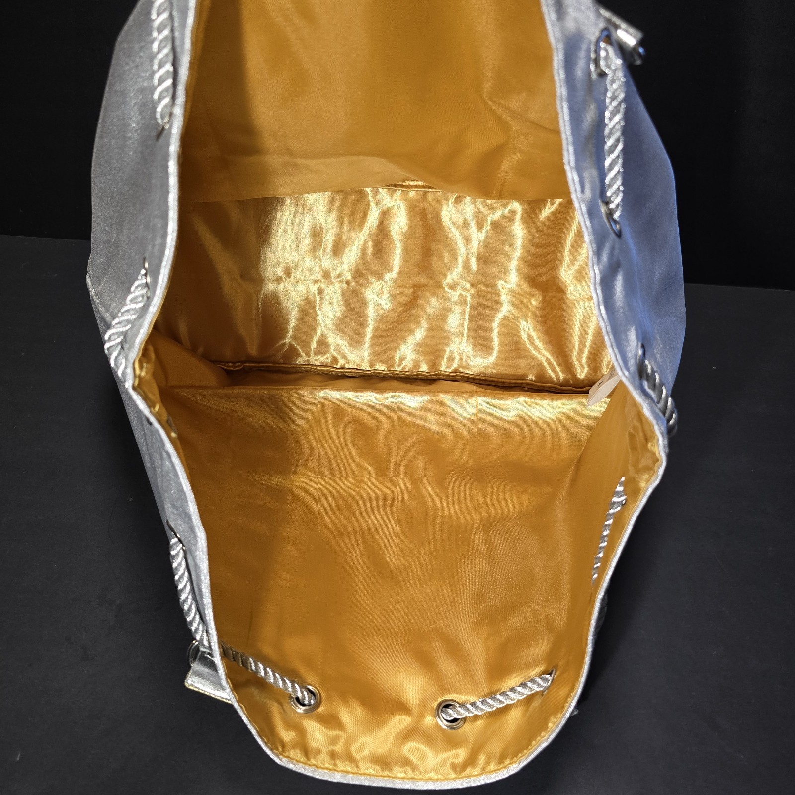 Tommy Hilfiger True Star Perfume Large Tote Silver And Gold 100% PVC
