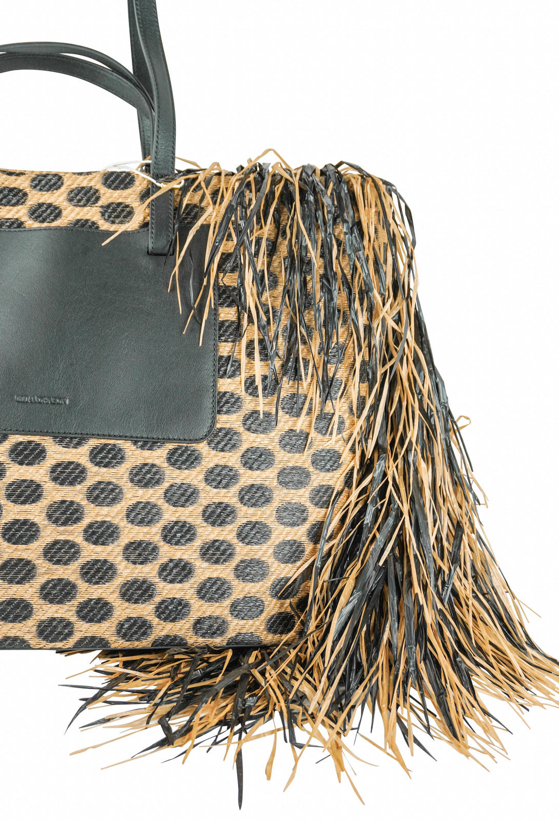 Ulla Johnson Lali Large Raffia Tote in Tapir