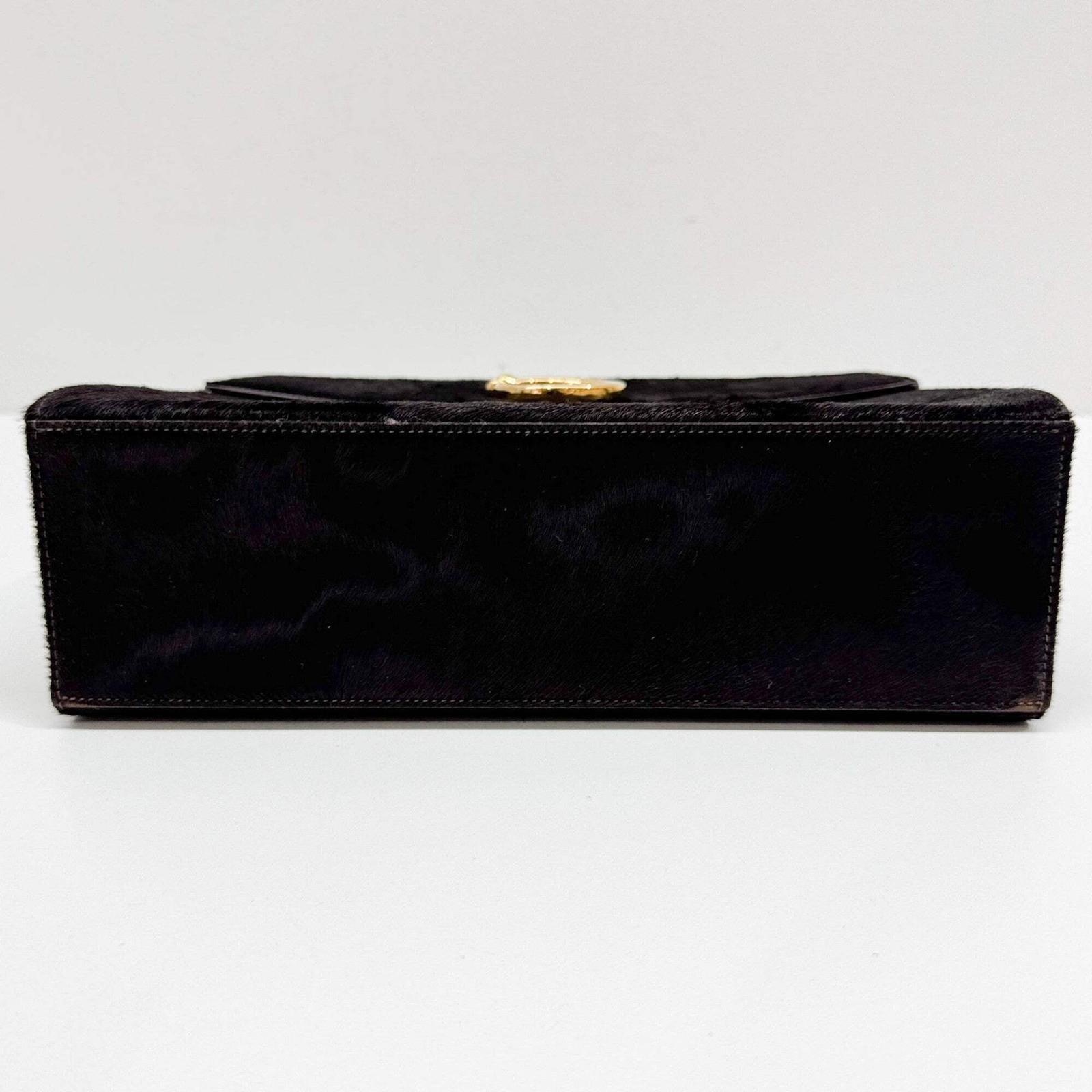 CARTIER Panthere Brown Pony Hair Handle Bag