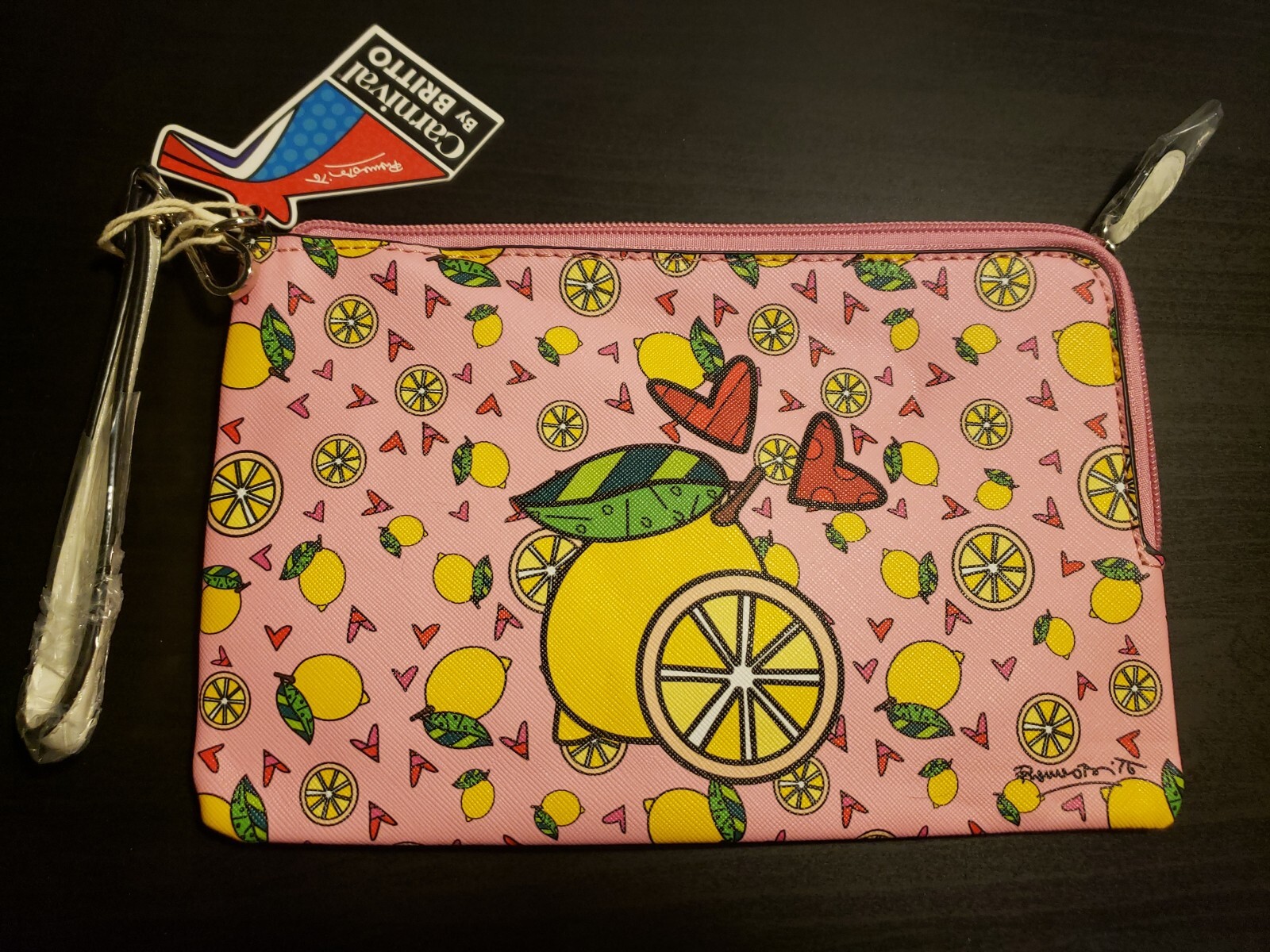 Romero Britto Carnival CL Exclusive Wristlet/Make Up Bag