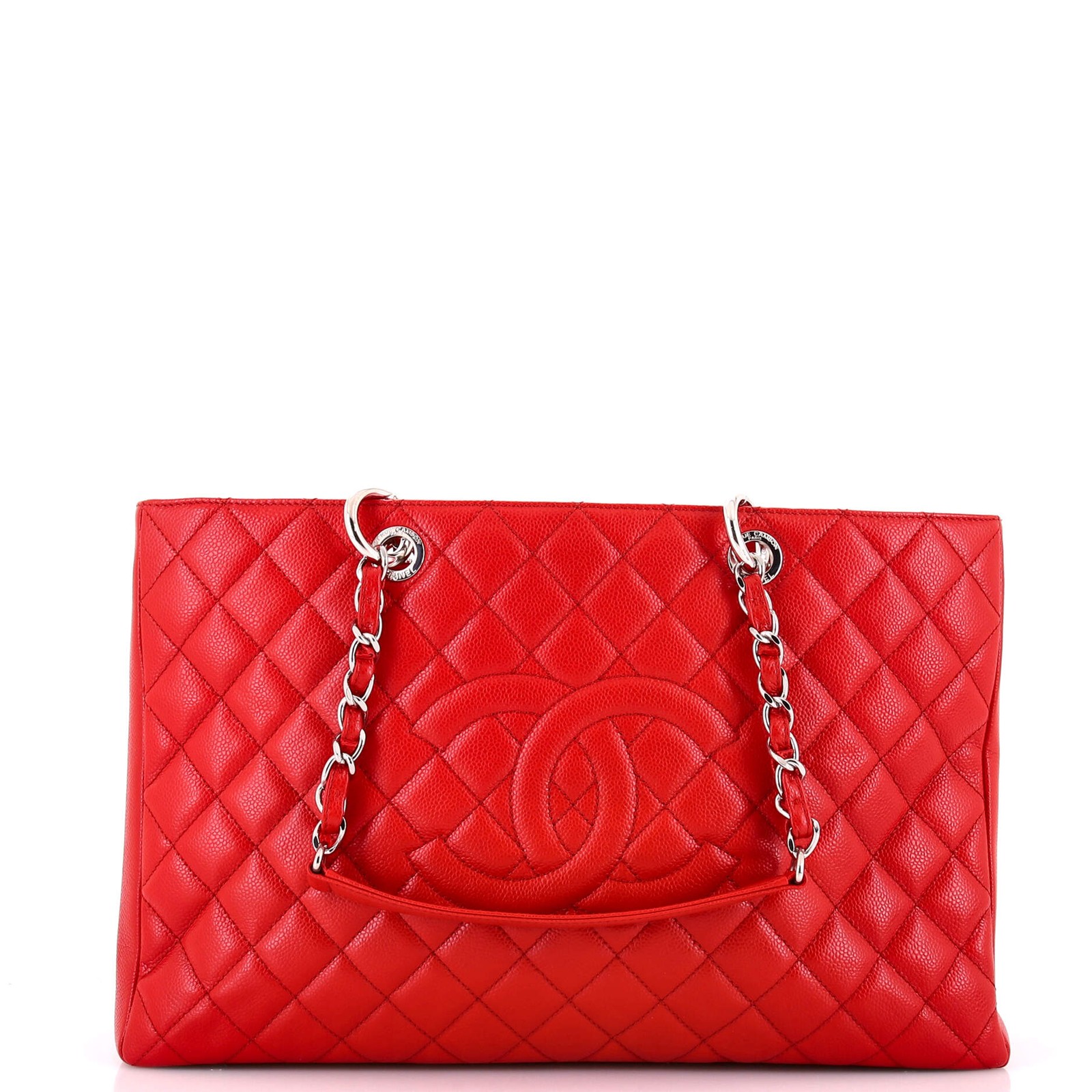 Chanel Grand Shopping Tote Quilted Caviar XL