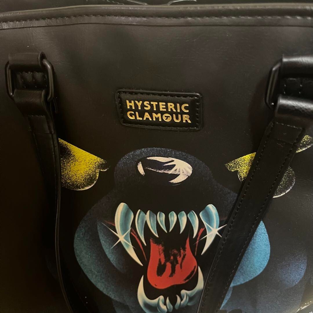Hysteric Glamour Bear Beast Handbag Tote Bag Shoulder Bag 2way bag Used