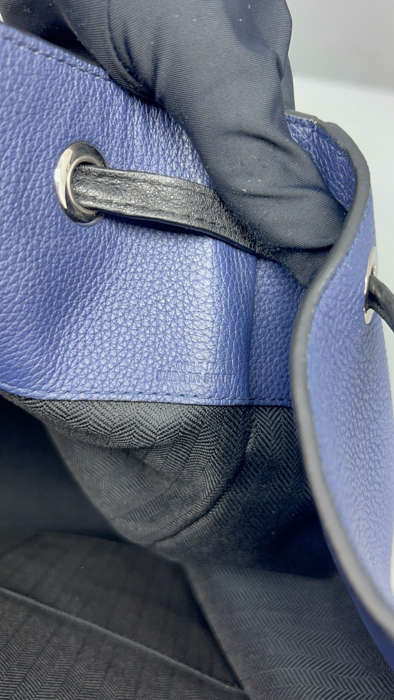 Loewe Pre-Owned Authentic Backpack Blue 32*44*16cm Free Tracked Shipping
