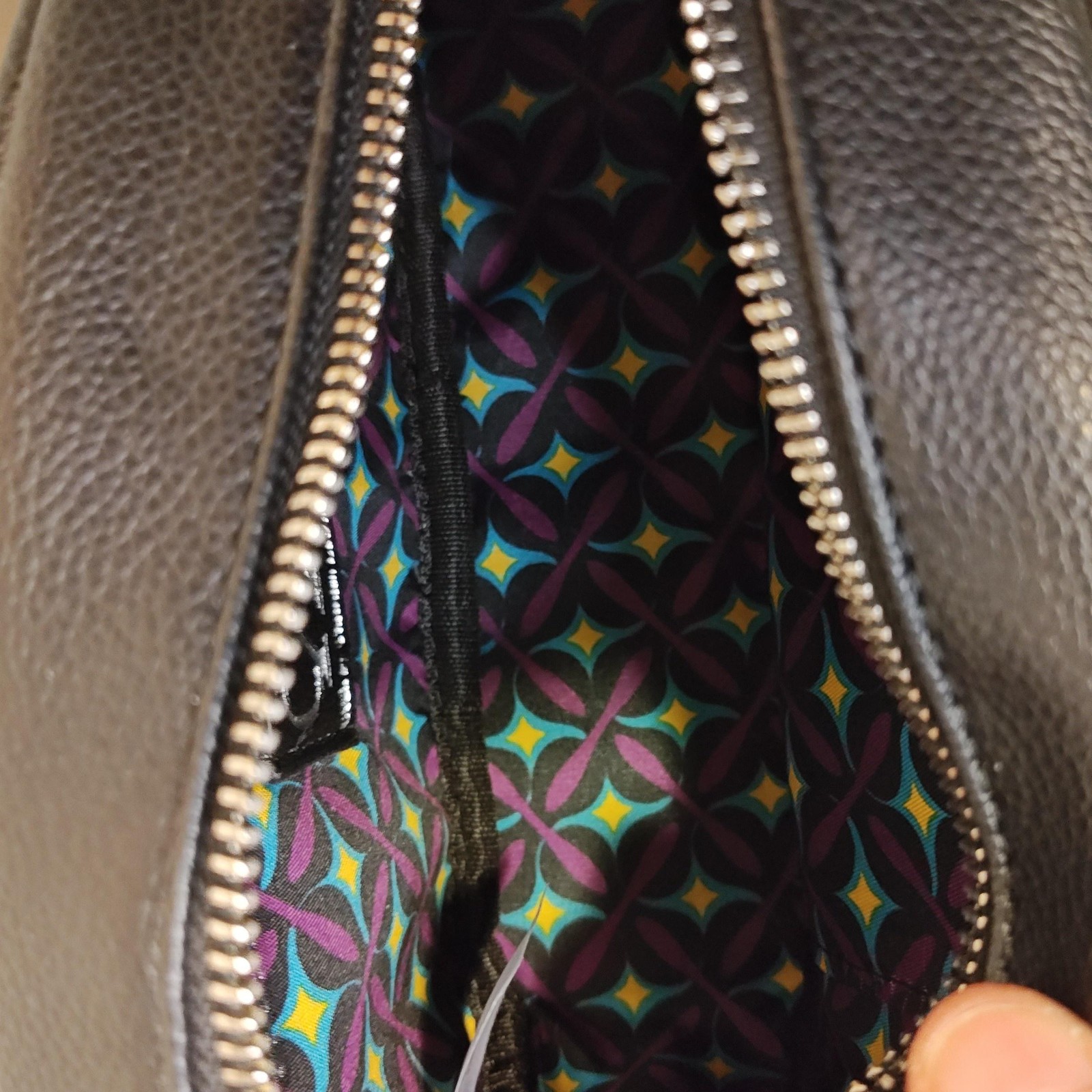 CXL by Christian Lacroix Camera Bag Womens Black Eve Pebble Detachable Mini Zip