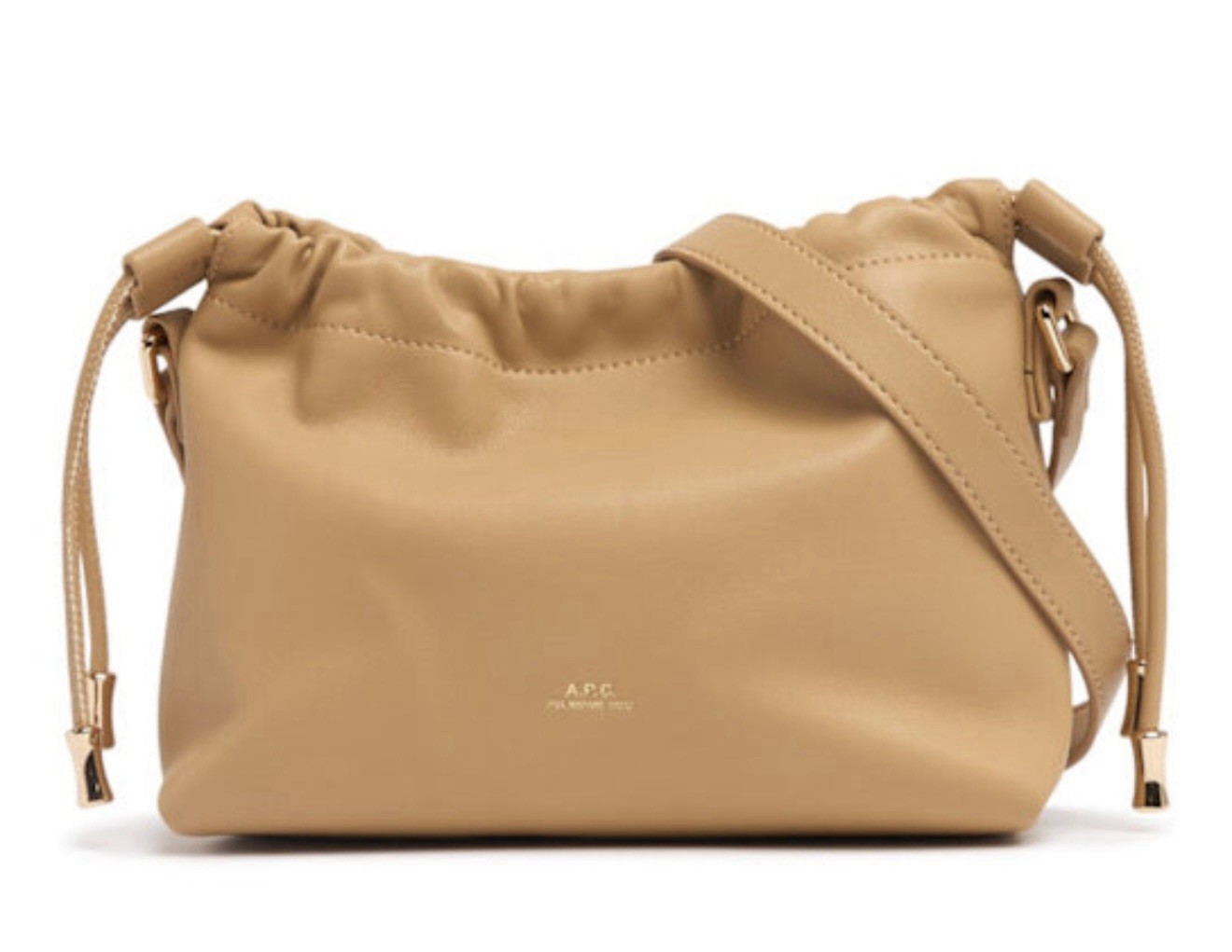 A.P.C. APC Mini Ninon crossbody purse drawstring bag