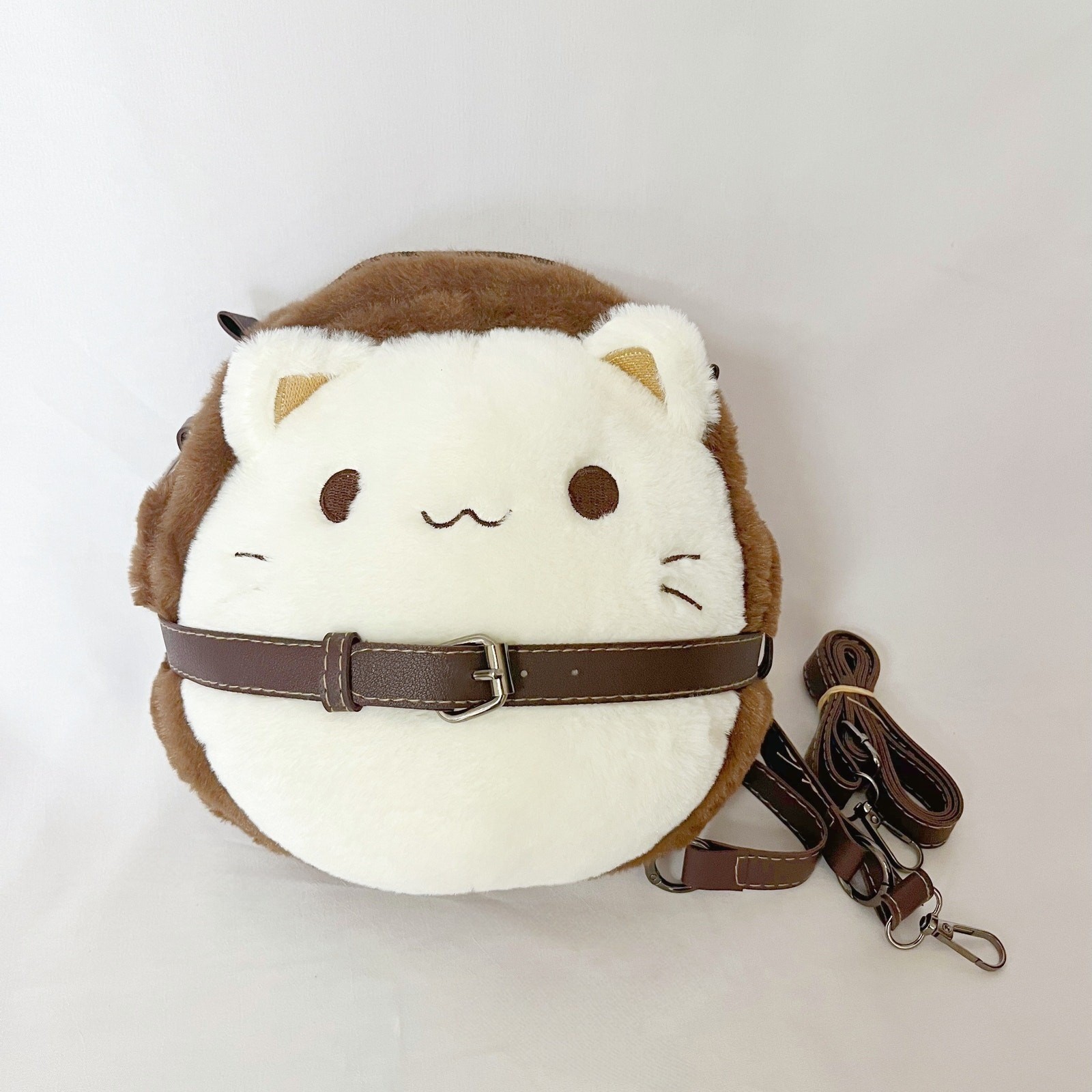 Cute Cat Plush Bag Stuffed Animals Bag Gifts Satchel Bag Casual Shoulder Bag