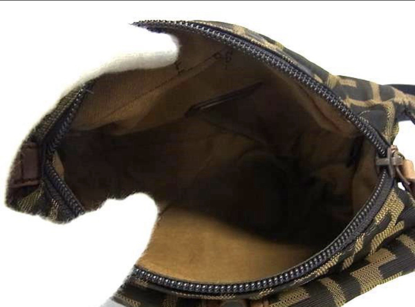 FENDI . Zucca Utility Belt / Body Bag