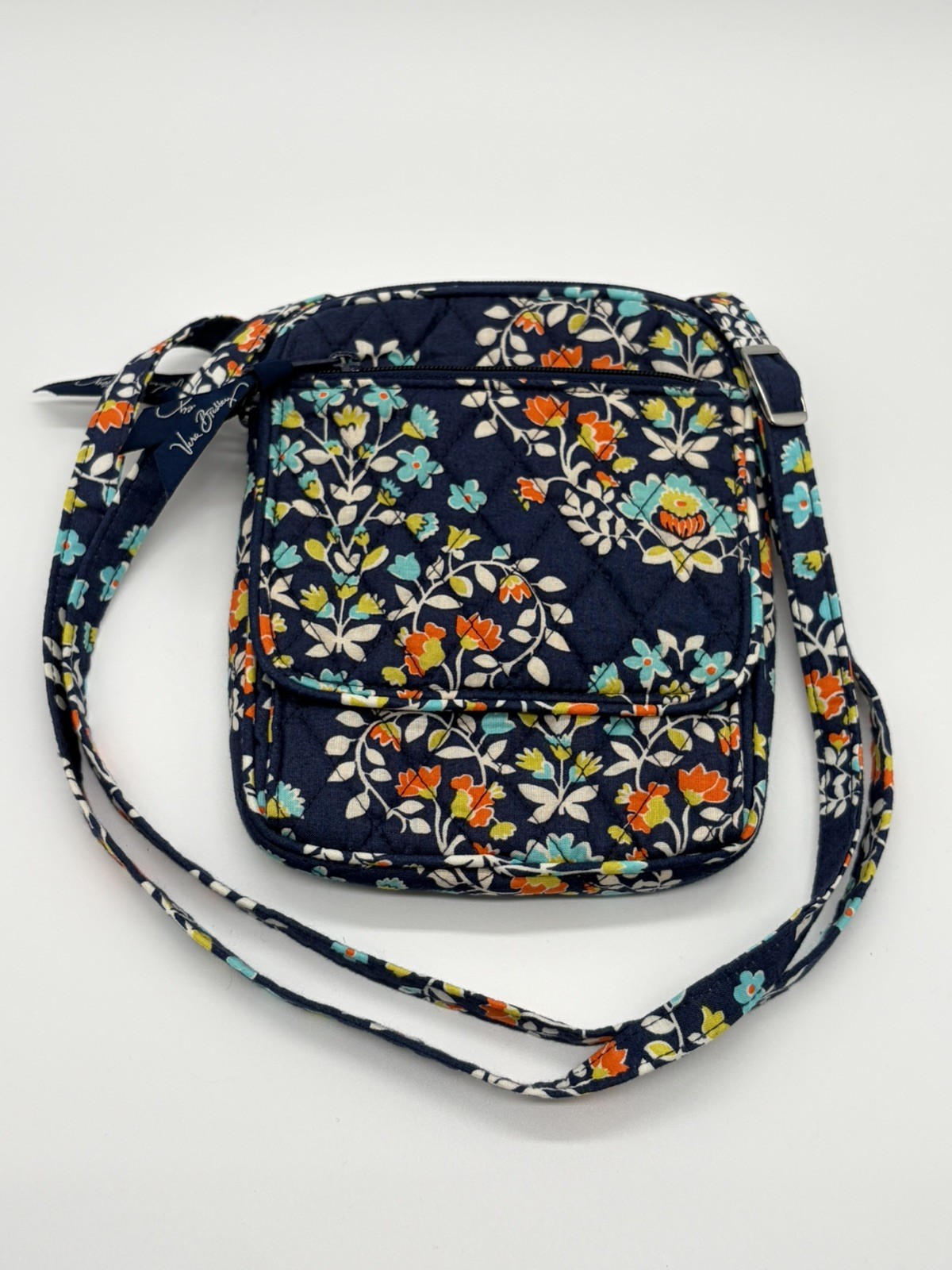 Vera Bradley MINI HIPSTER Chandelier Floral Crossbody EUC GOOD CONDITION !