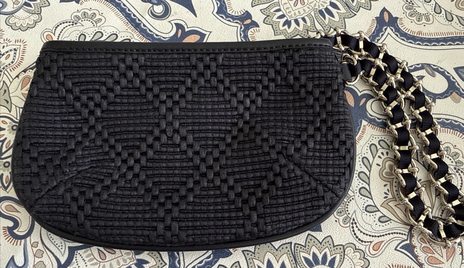 Ann Taylor Dark Blue Wristlet