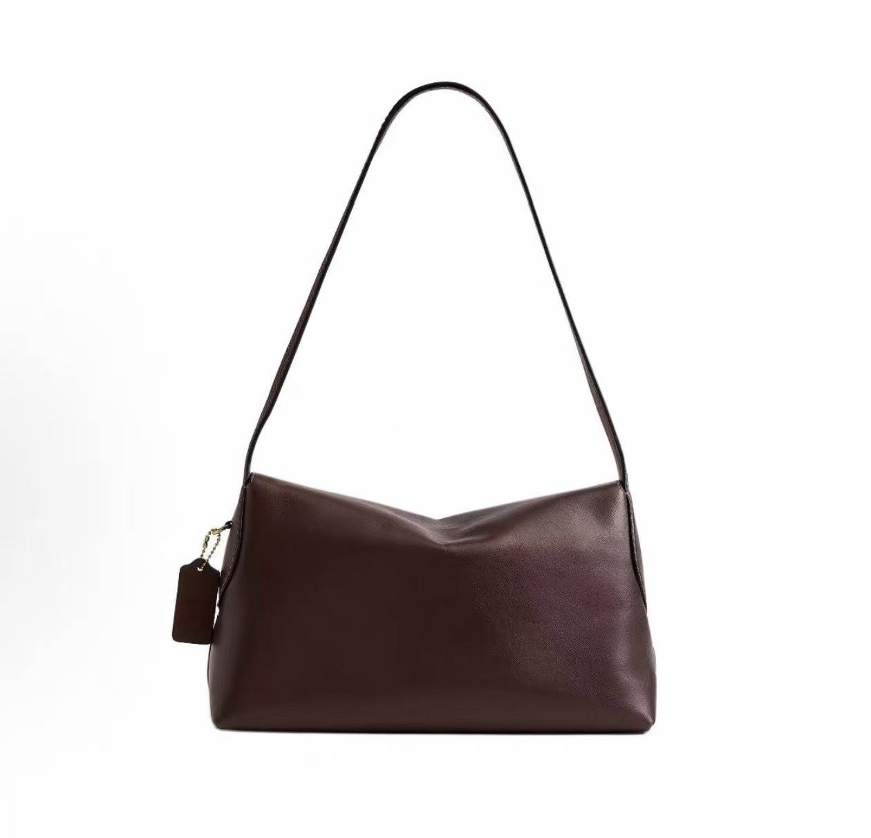 COACH CDS58 Chelsea Shoulder Bag 30 Leather Crossbody Handbag Maple outlet New