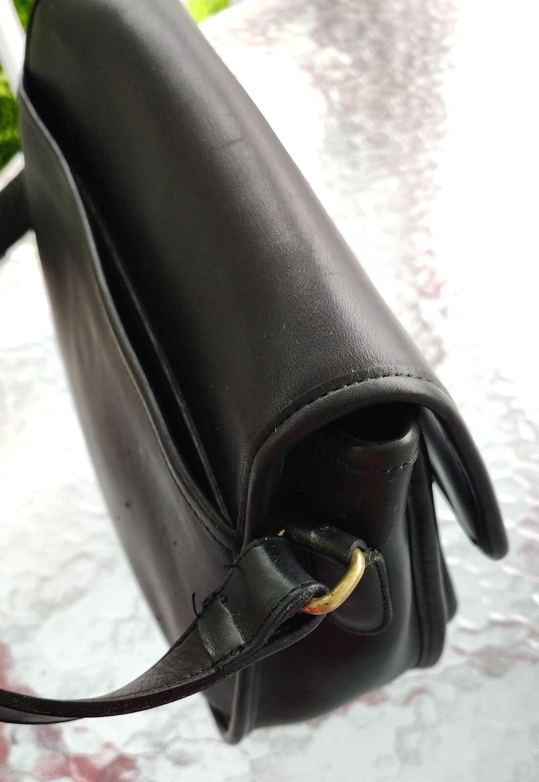 Coach RARE MEDIUM 335 80’s Vintage Black Lenox MADE IN THE UNITED STATES Bag