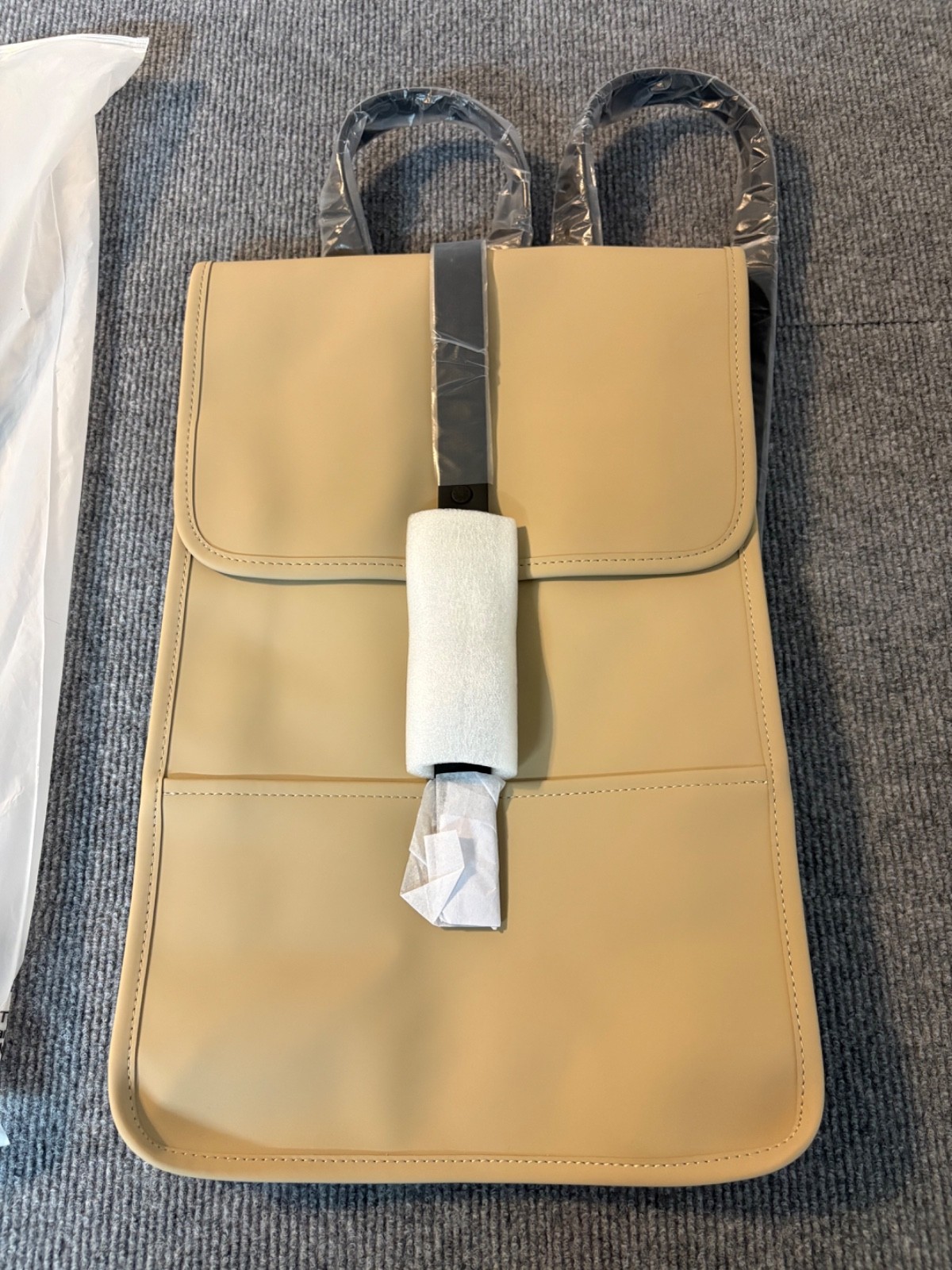 NEW Rains Sand Beige Backpack Mini W3 13020 Bag Book Tablet MSRP $110
