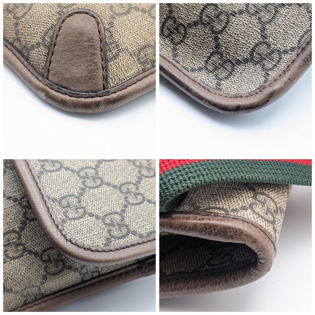 Condition Gucci GG Supreme Neo Vintage Tiger Head Body Bag Waist Bag Waist Pouch