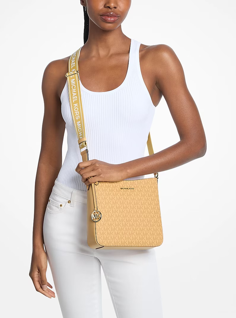Michael Kors Jet Set Travel Small Shoulder Messenger Crossbody Bag Honey MK