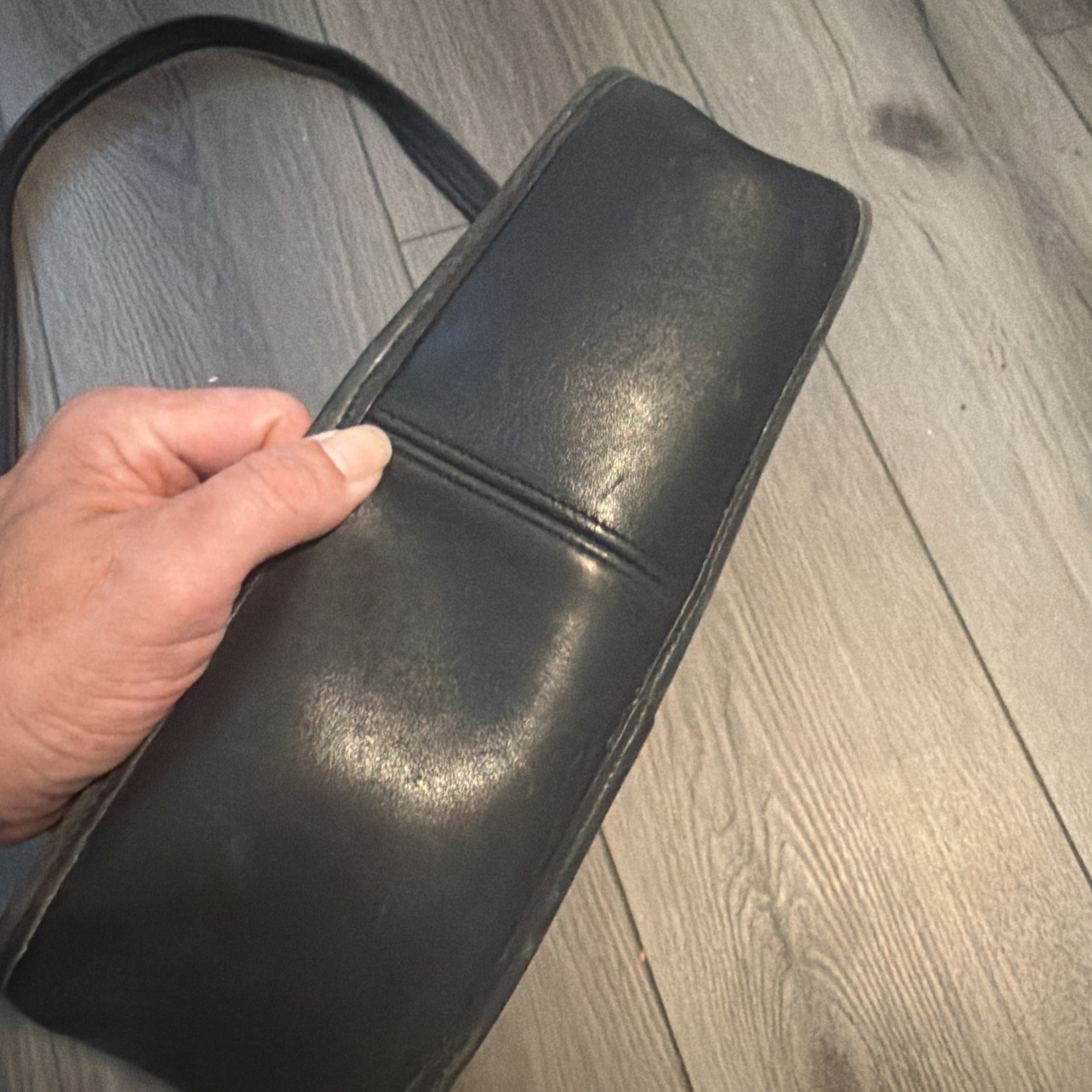 Vintage Coach Classic Hobo Brown Leather Bag – Style 9855 Made in USA – 80s/90s