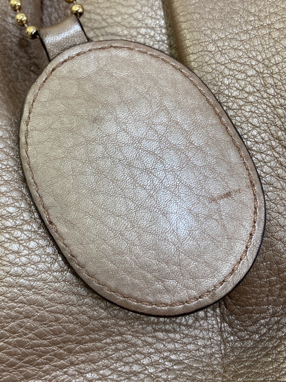 GUCCI Handbag Sukey Leather Beige Authentic From Japan