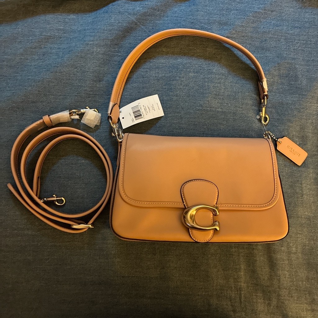 Coach Soft Shoulder Tabby LH/Buff NWT Style C4823