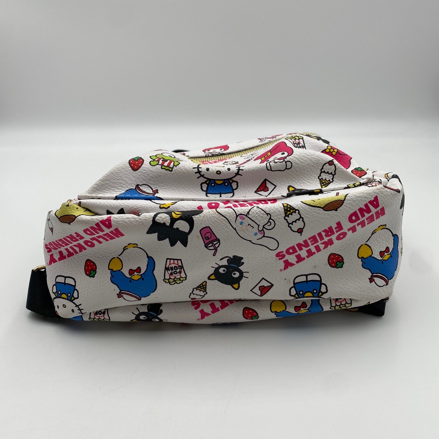 Sanrio Hello Kitty and Friends White Mini Backpack 10″ Purse Bag Fast Forward