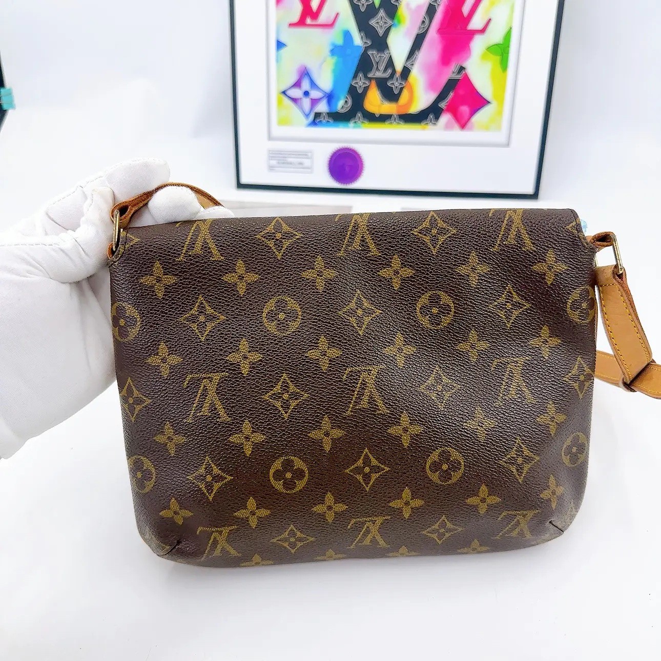 LOUIS VUITTON Musette Tango Long Strap Shoulder crossbody Bag M51388