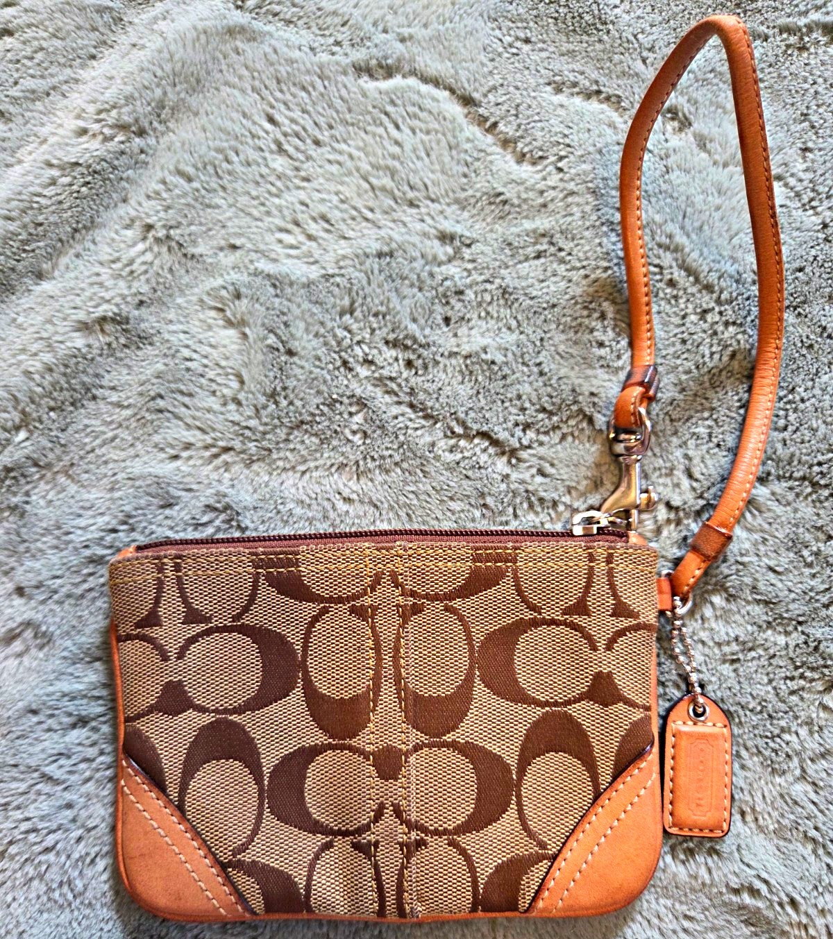 Coach Signature Wristlet